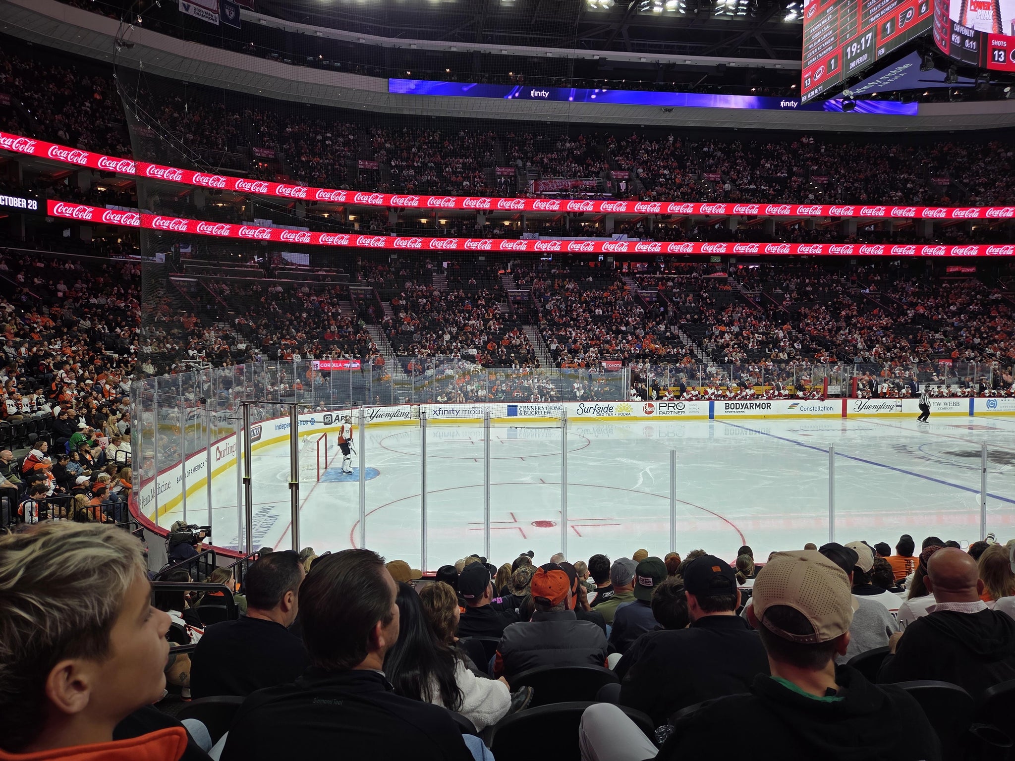 Real Fan View taken from Section 111 at Xfinity Mobile Arena by Andrew C