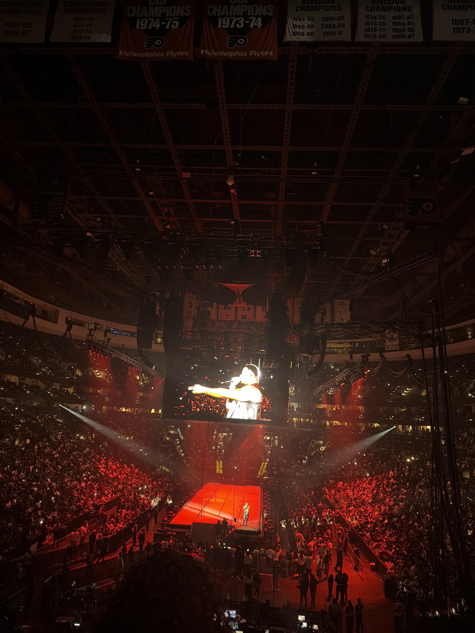 Real Fan View taken from Section 119 A at Xfinity Mobile Arena by Jean J