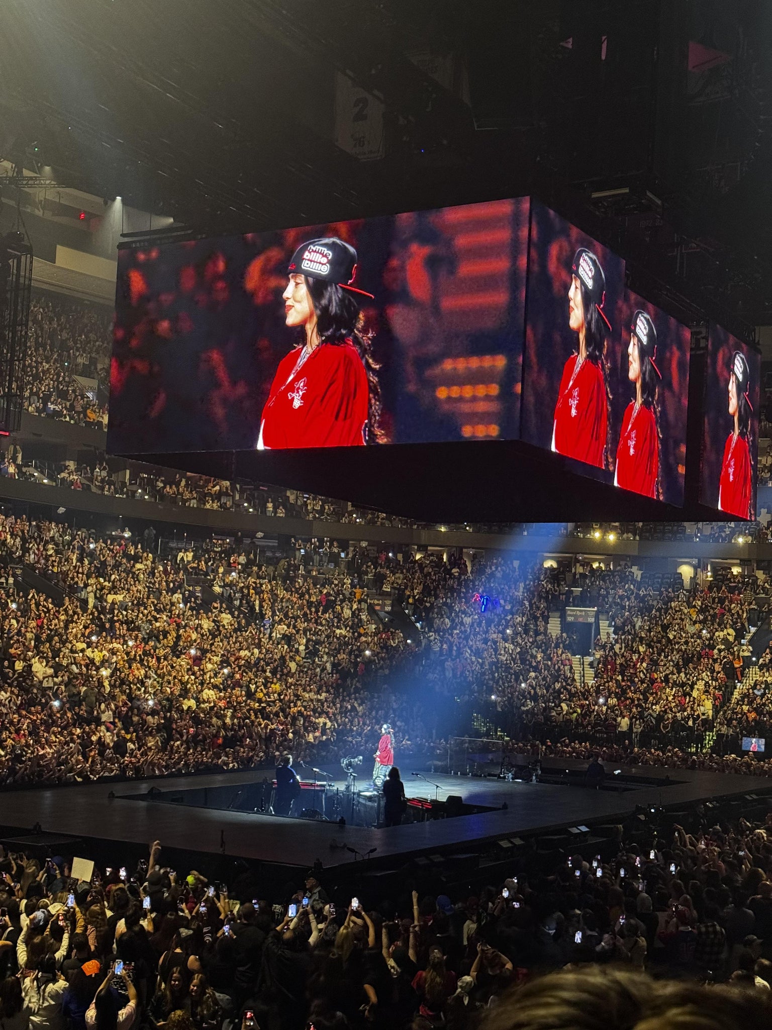 Real Fan View taken from Section 121 at Xfinity Mobile Arena by Corina G
