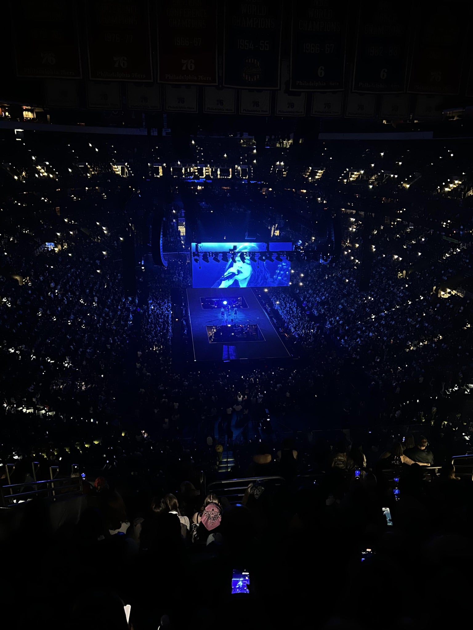 Real Fan View taken from Section 207 at Xfinity Mobile Arena by Julie G