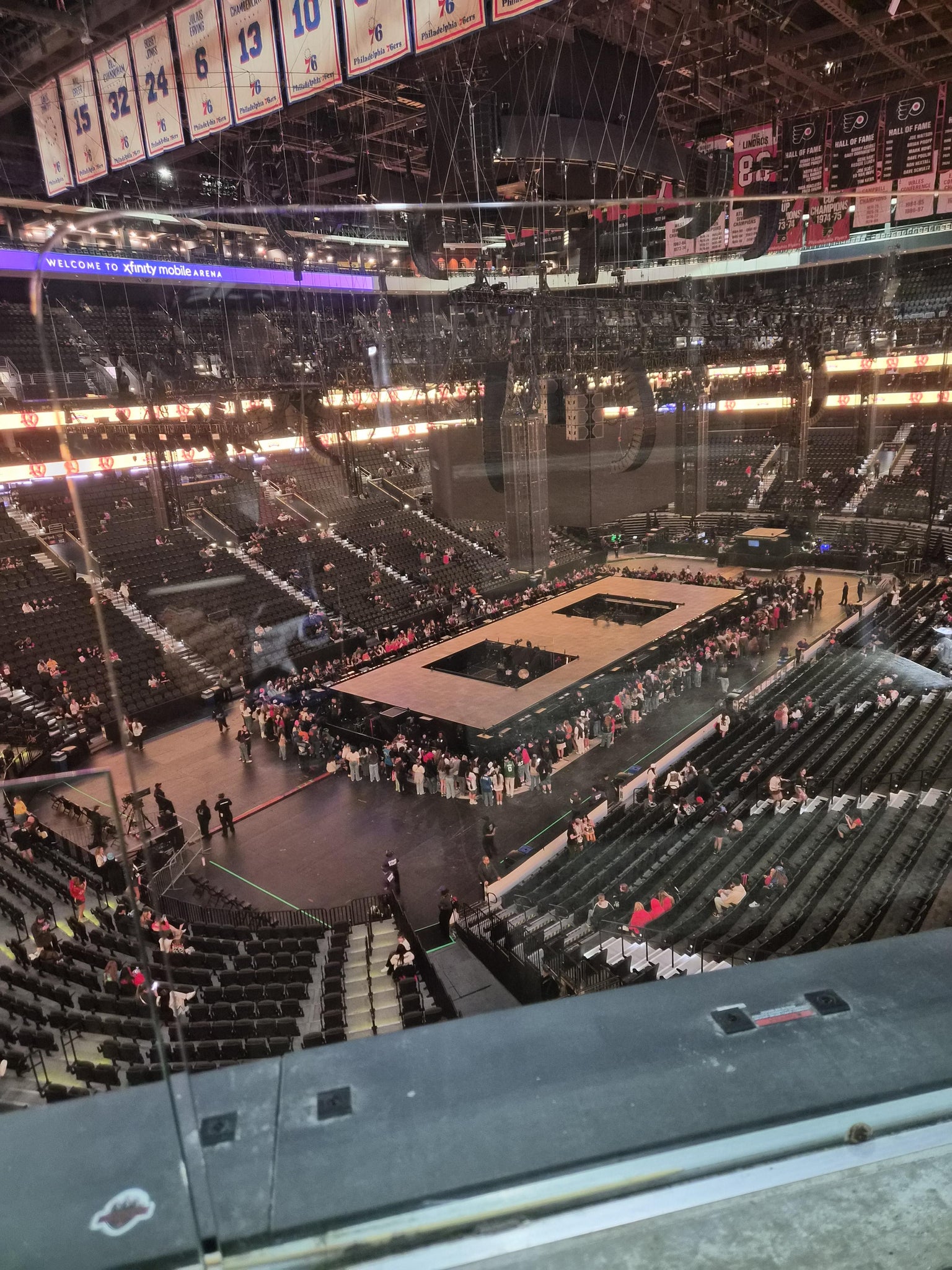 Real Fan View taken from Section 209 A at Xfinity Mobile Arena by Karen G