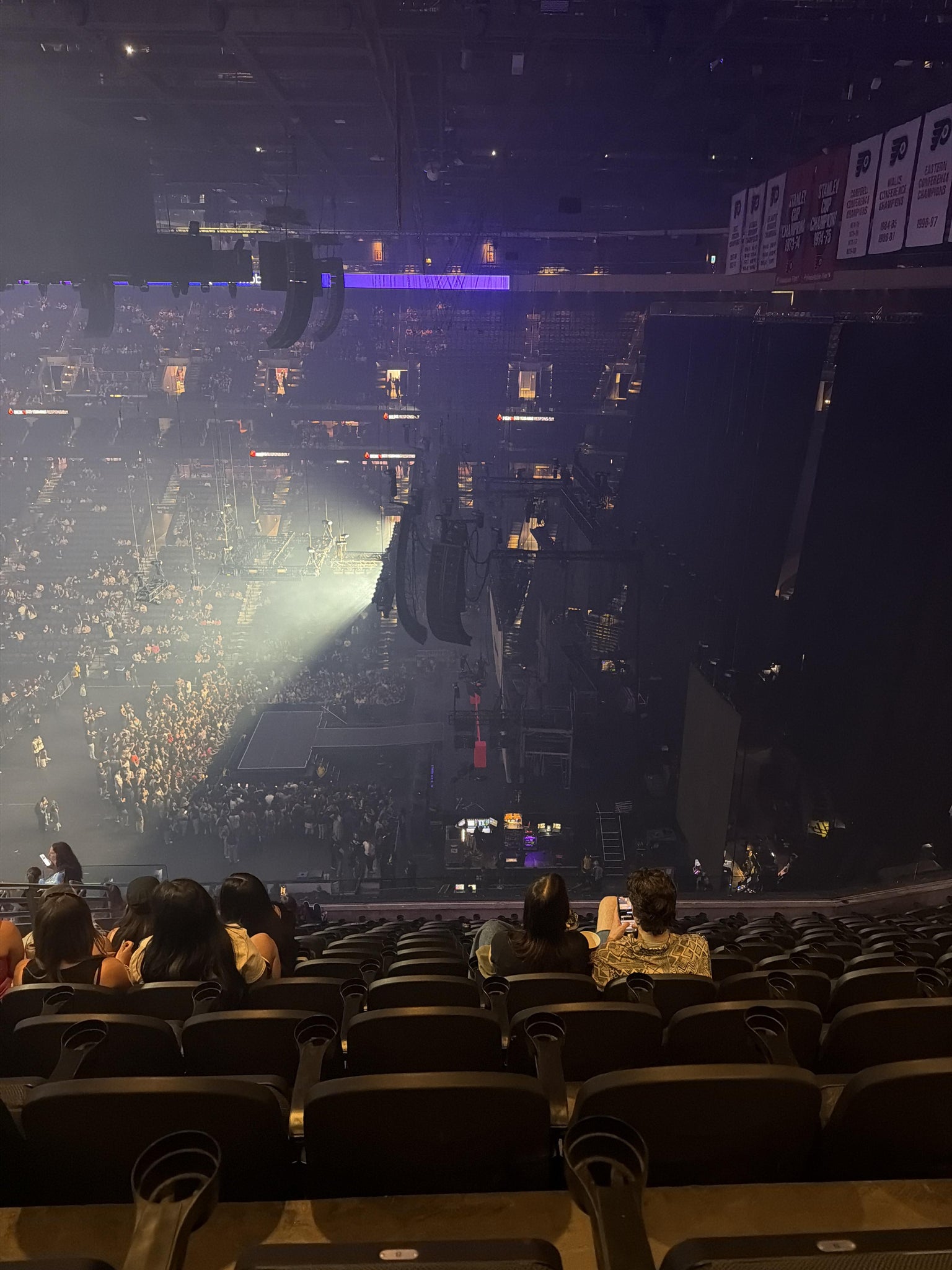 Real Fan View taken from Section 215 at Xfinity Mobile Arena by Amanda B