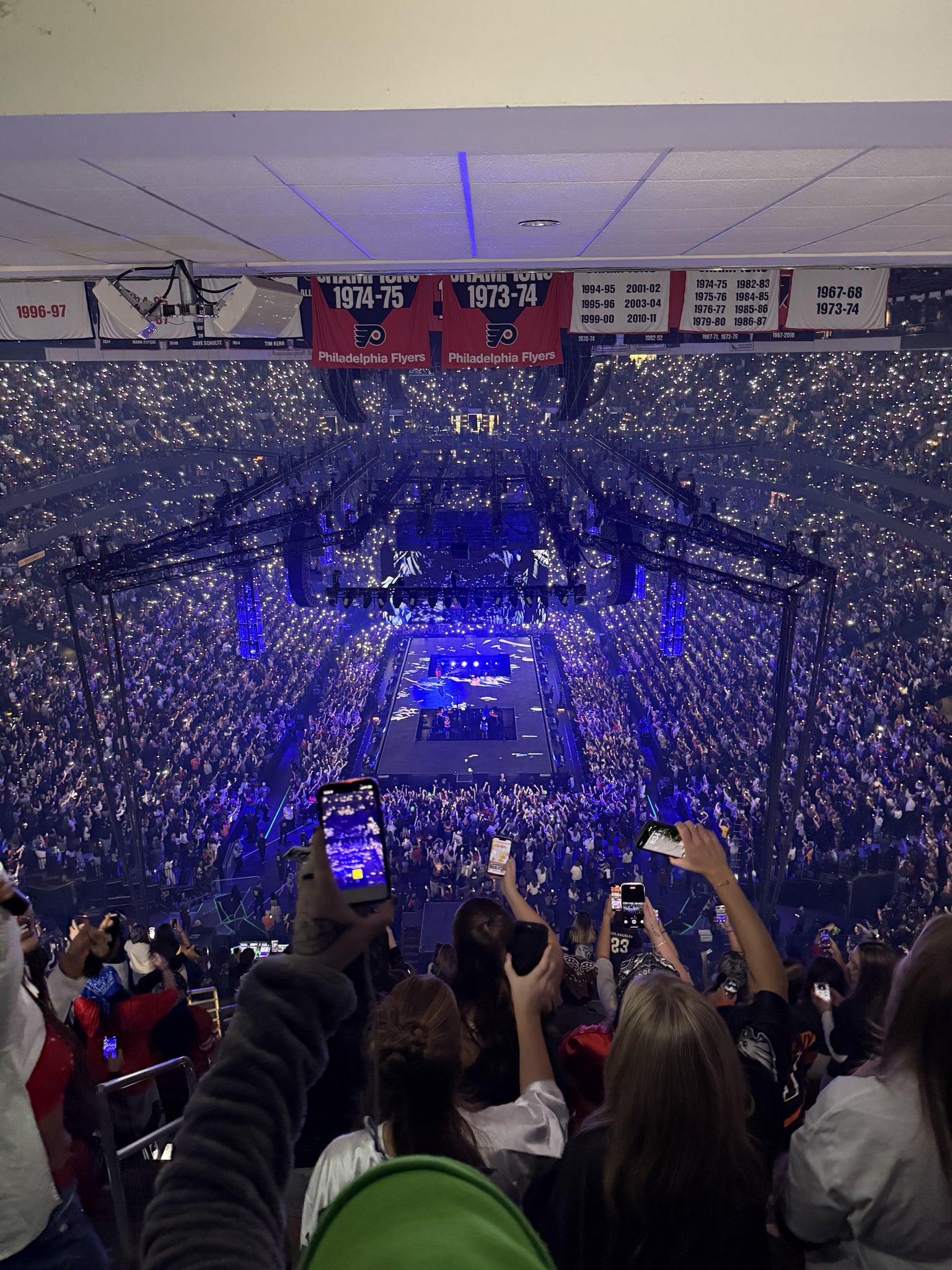 Real Fan View taken from Section 219 A at Xfinity Mobile Arena by Emily M