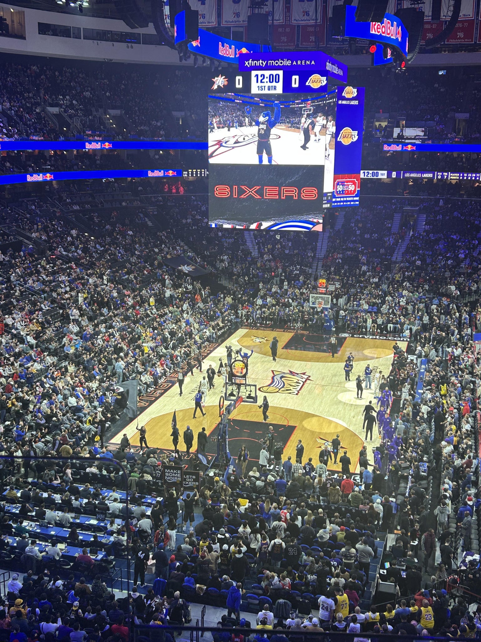 Real Fan View taken from Section 220 at Xfinity Mobile Arena by Mikayla R