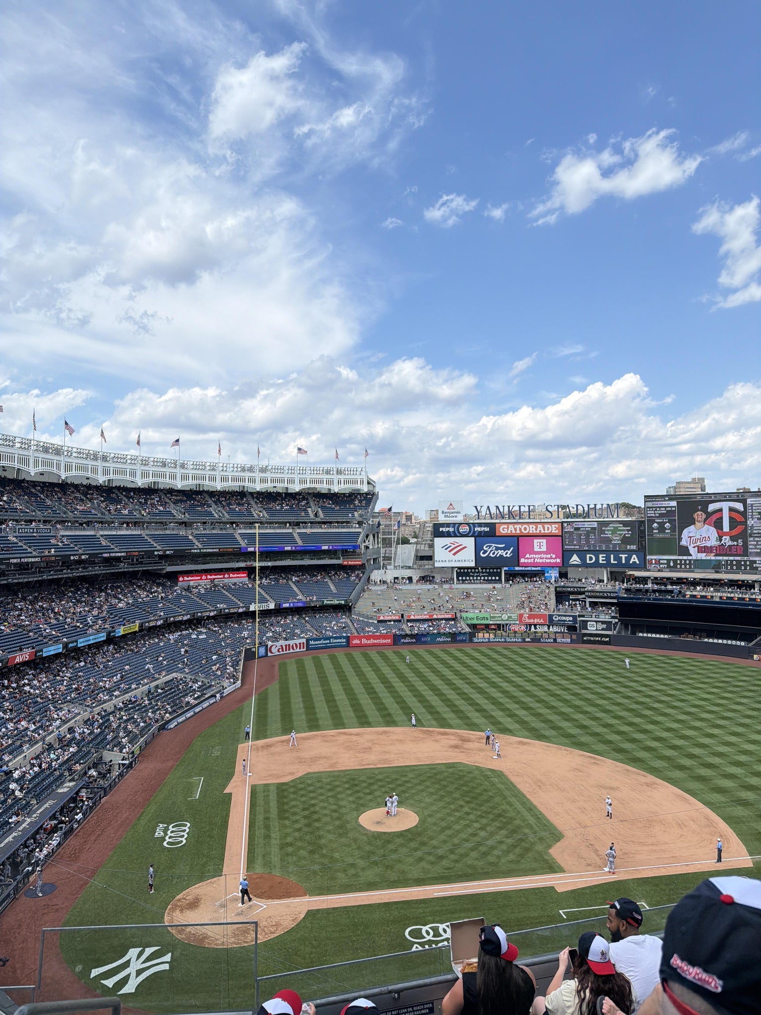 Real Fan View taken from Section 317 at Yankee Stadium by Patrick B