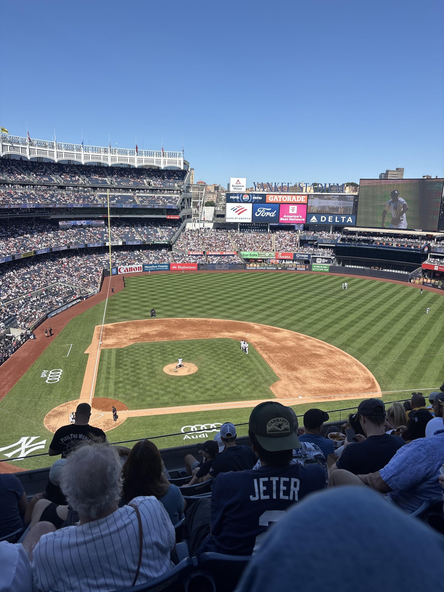 Real Fan View taken from Section 317 at Yankee Stadium by Erika J