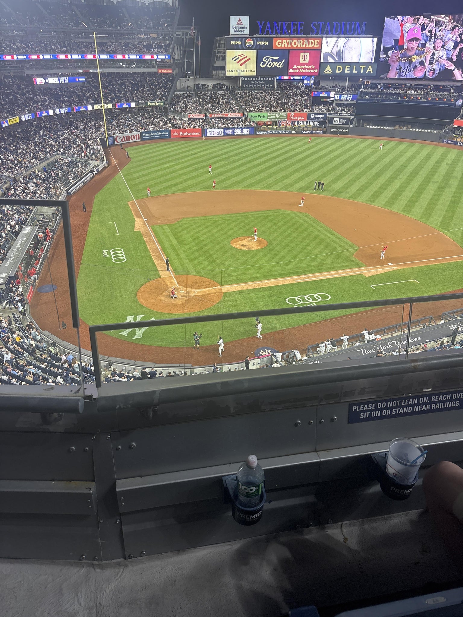 Real Fan View taken from Section 318 at Yankee Stadium by Chris Z
