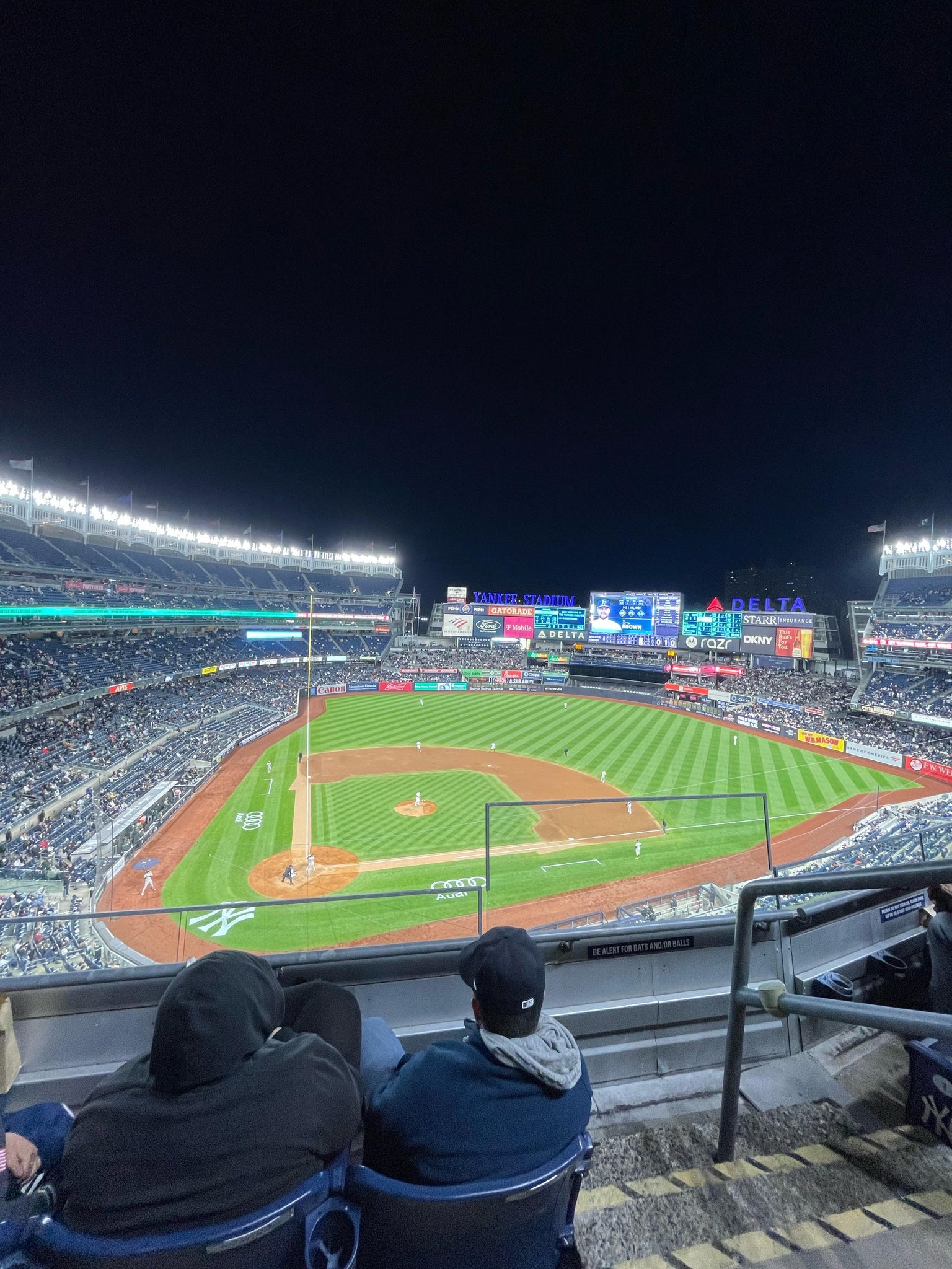Real Fan View taken from Section 318 at Yankee Stadium by Nicholas D