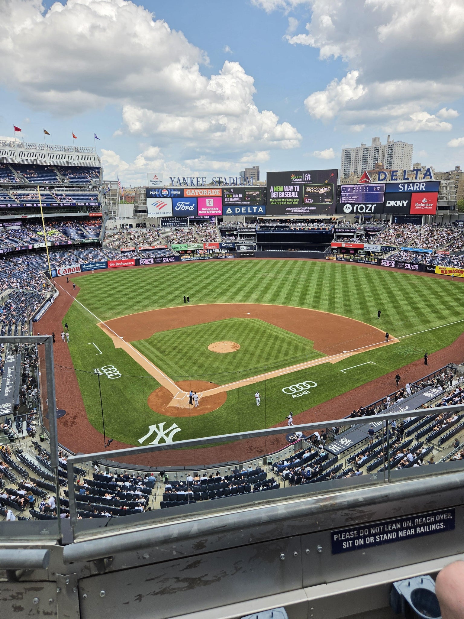 Real Fan View taken from Section 319 at Yankee Stadium by Jennifer M