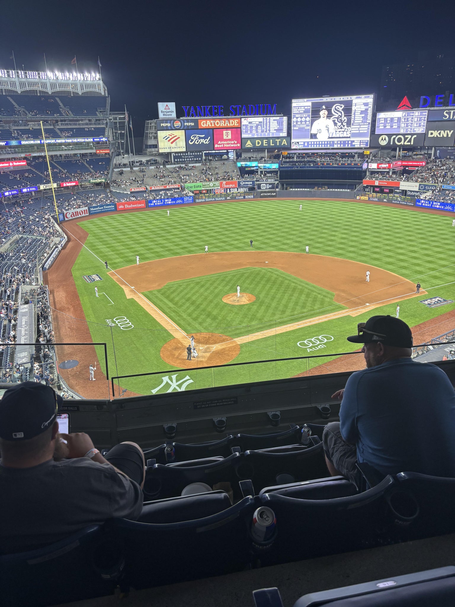 Real Fan View taken from Section 319 at Yankee Stadium by Adir K