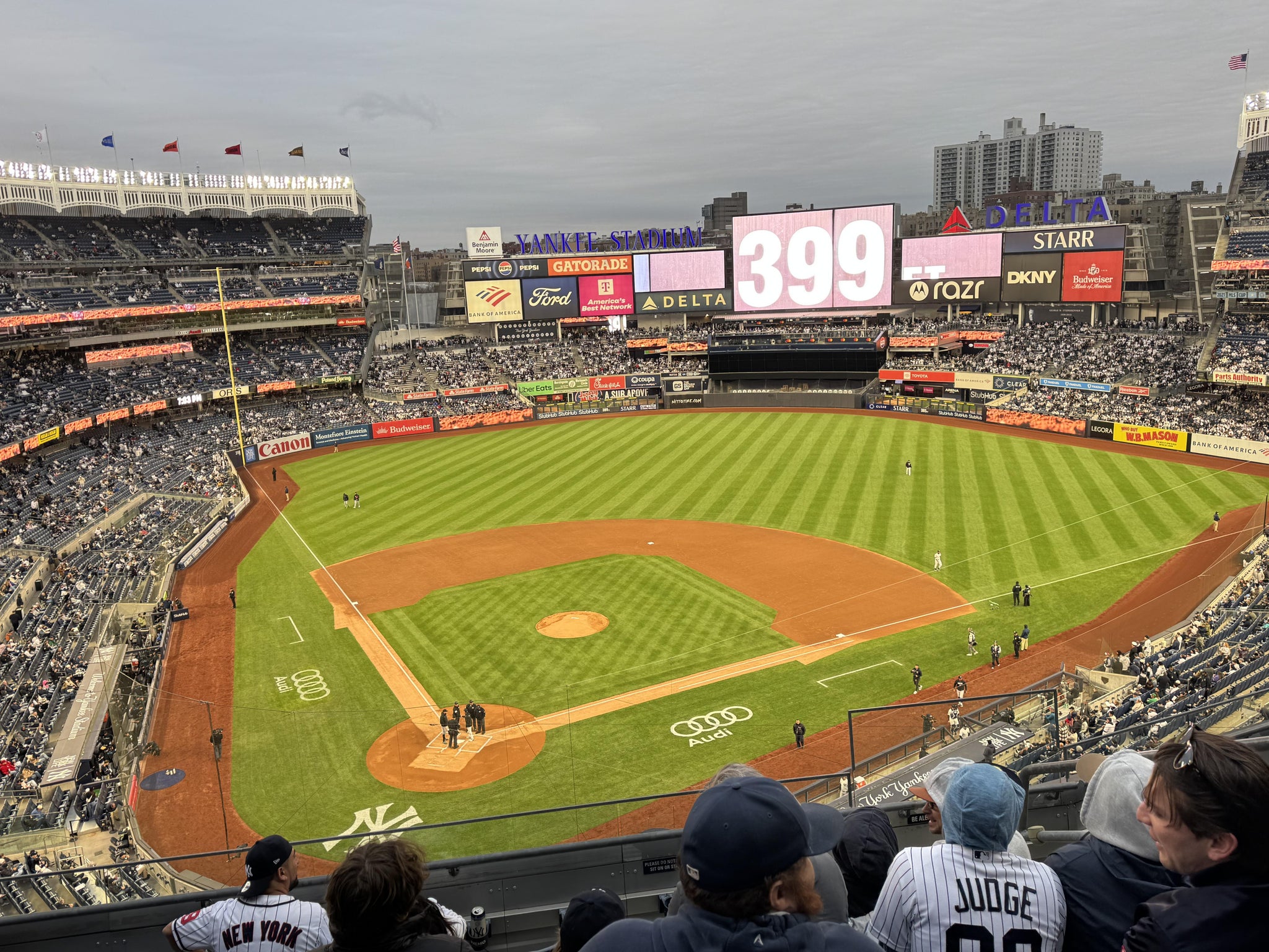 Real Fan View taken from Section 319 at Yankee Stadium by Jessica G
