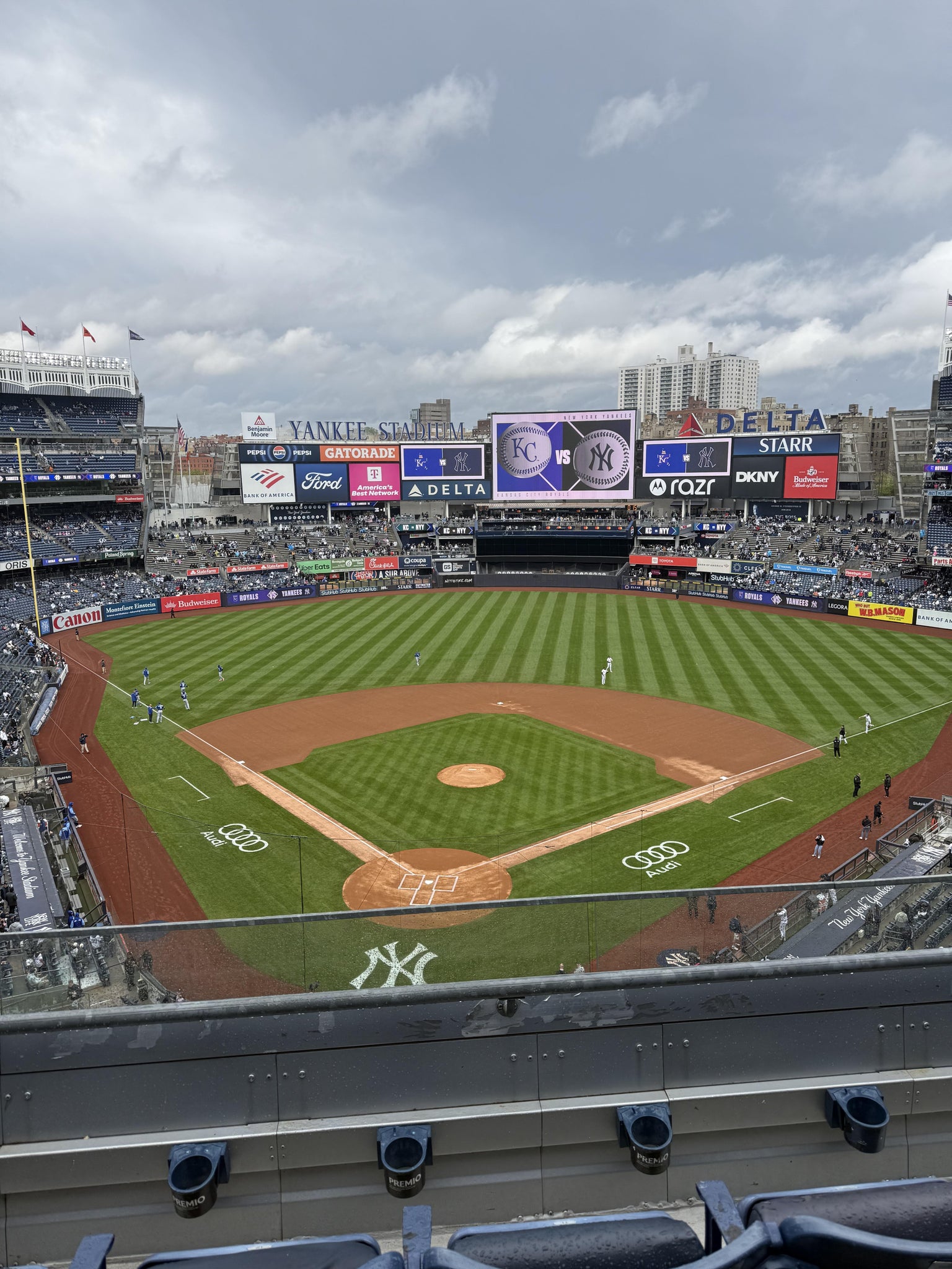 Real Fan View taken from Section 320 A at Yankee Stadium by Abhishesh W