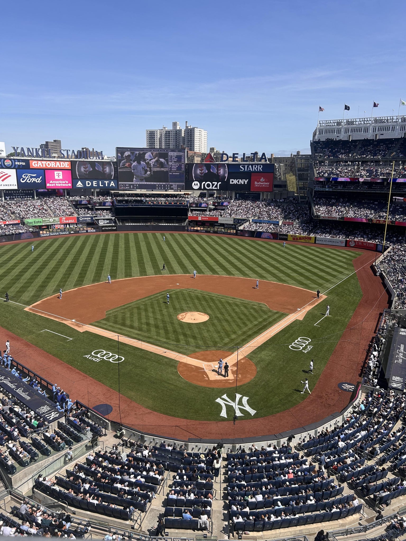 Real Fan View taken from Section 320 C at Yankee Stadium by Jessica H