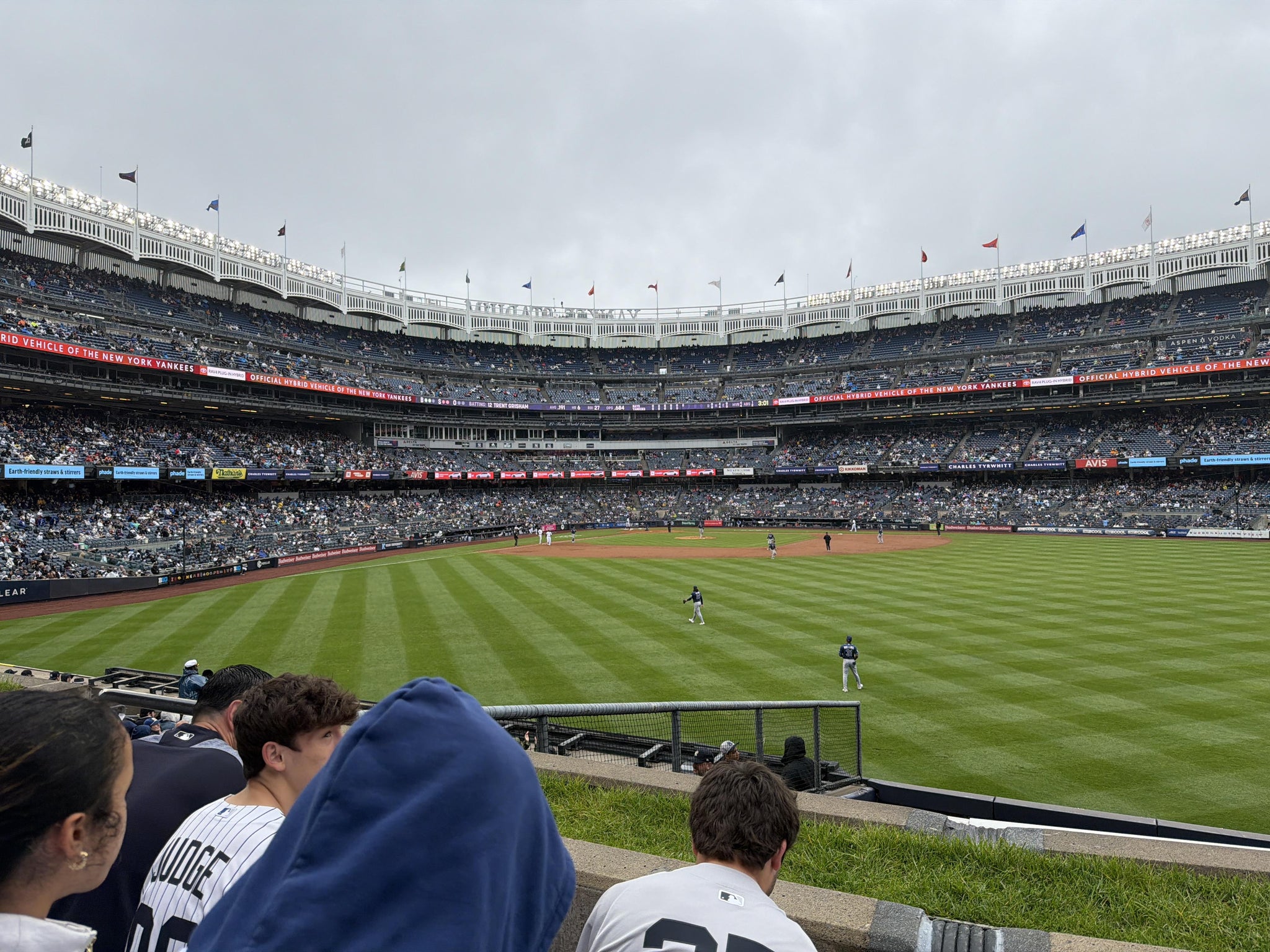 Real Fan View taken from Bleachers 202 at Yankee Stadium by Chieh chen L