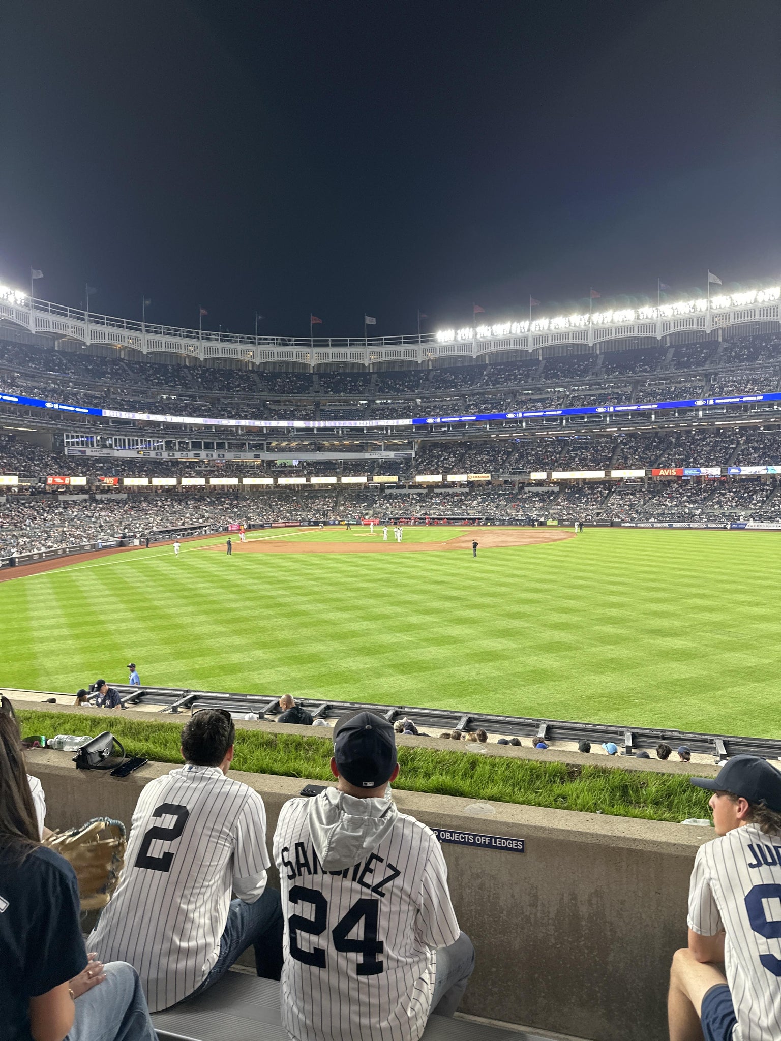Real Fan View taken from Bleachers 203 at Yankee Stadium by Ishaan B