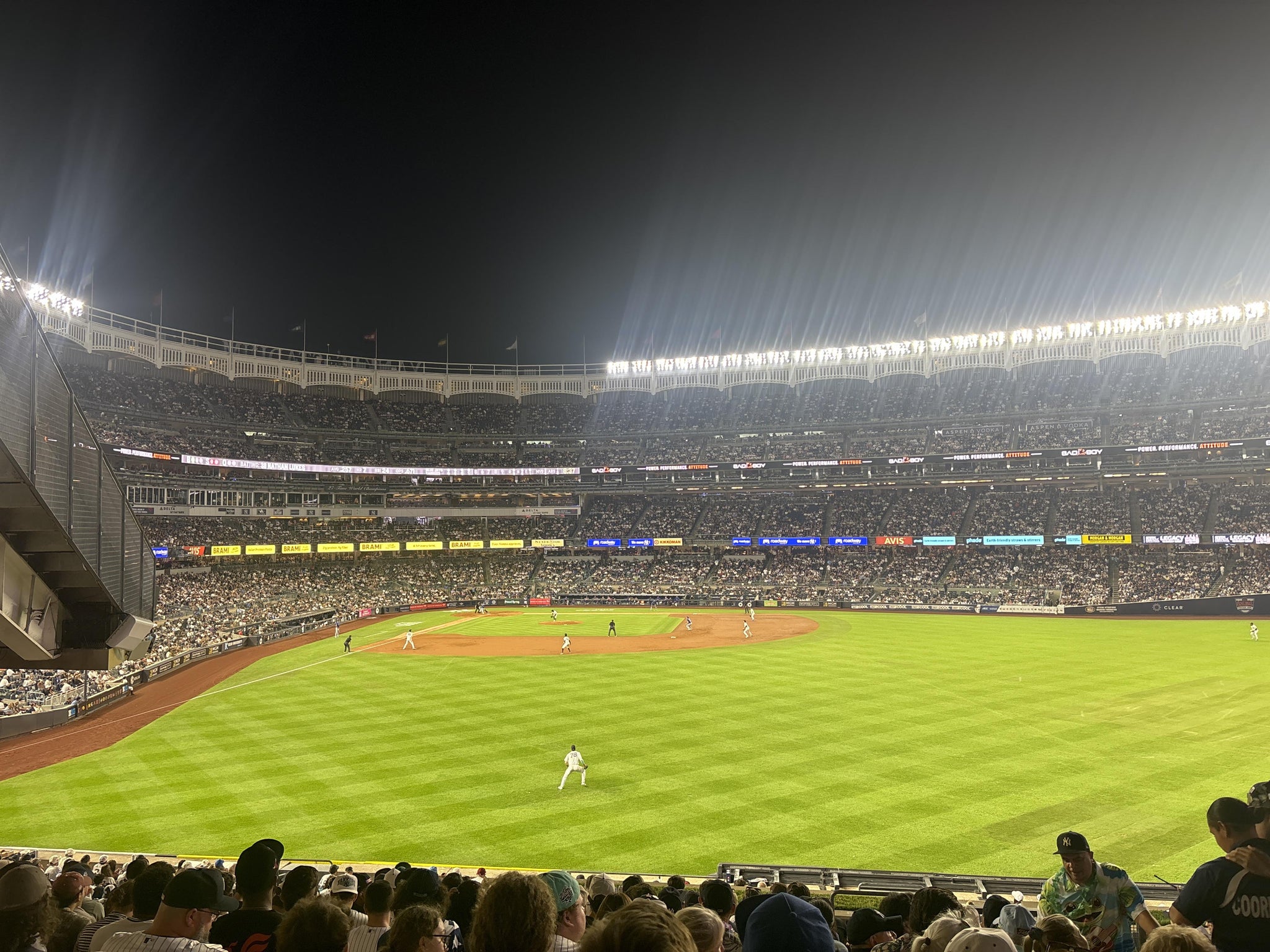 Real Fan View taken from Bleachers 204 at Yankee Stadium by Anonymous User
