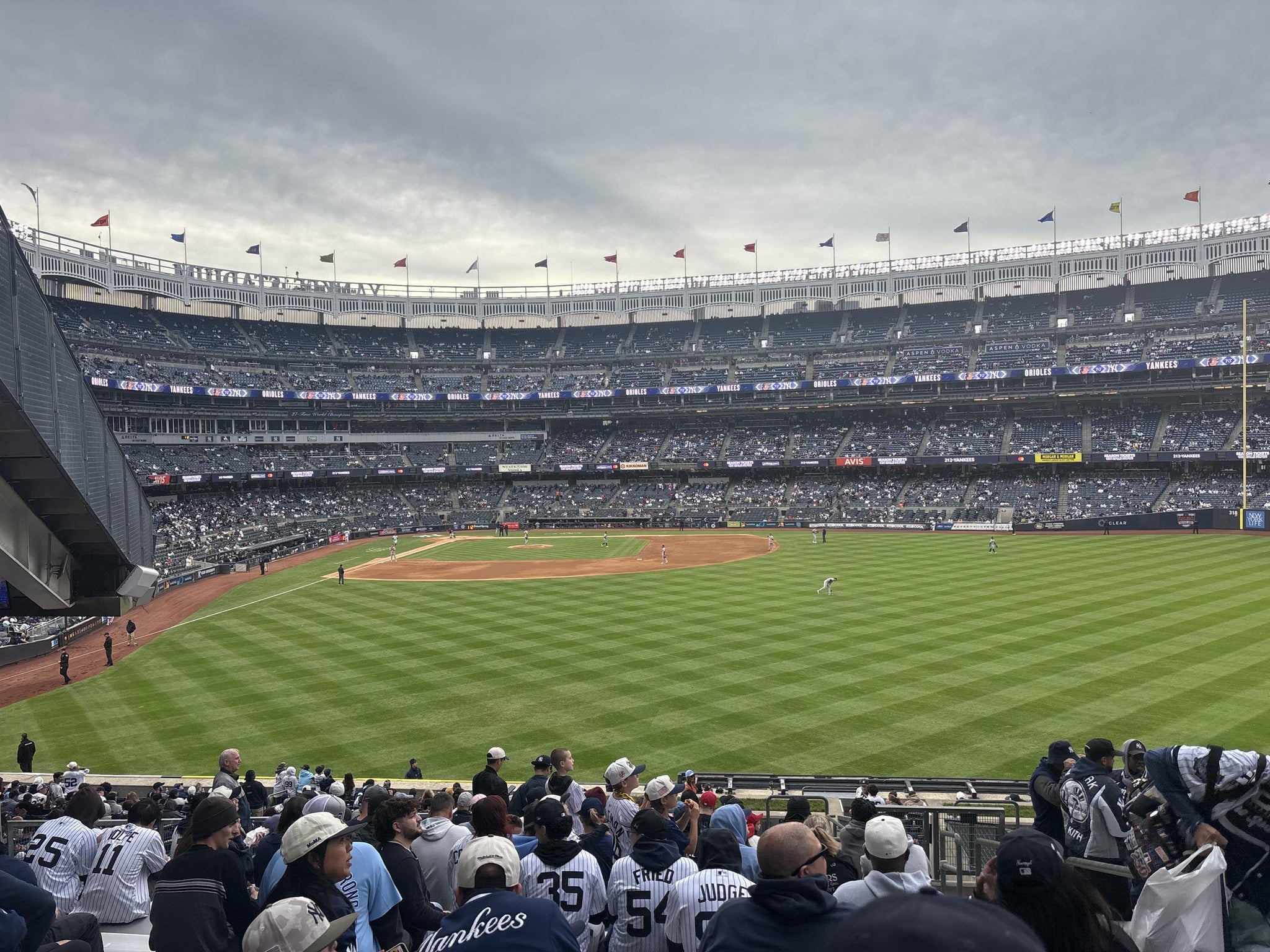 Real Fan View taken from Bleachers 204 at Yankee Stadium by Aidan L