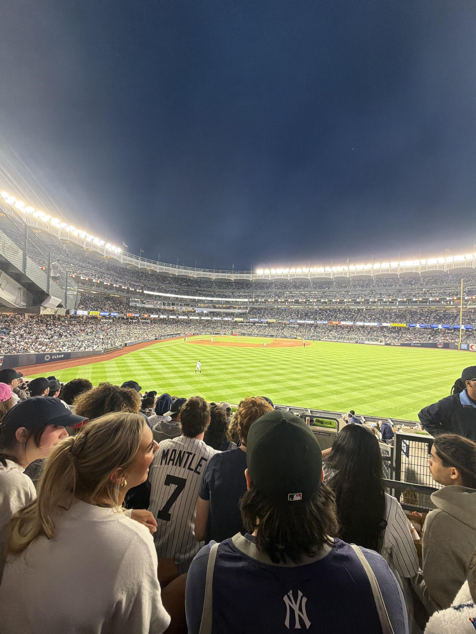 Real Fan View taken from Bleachers 204 at Yankee Stadium by Alexis W