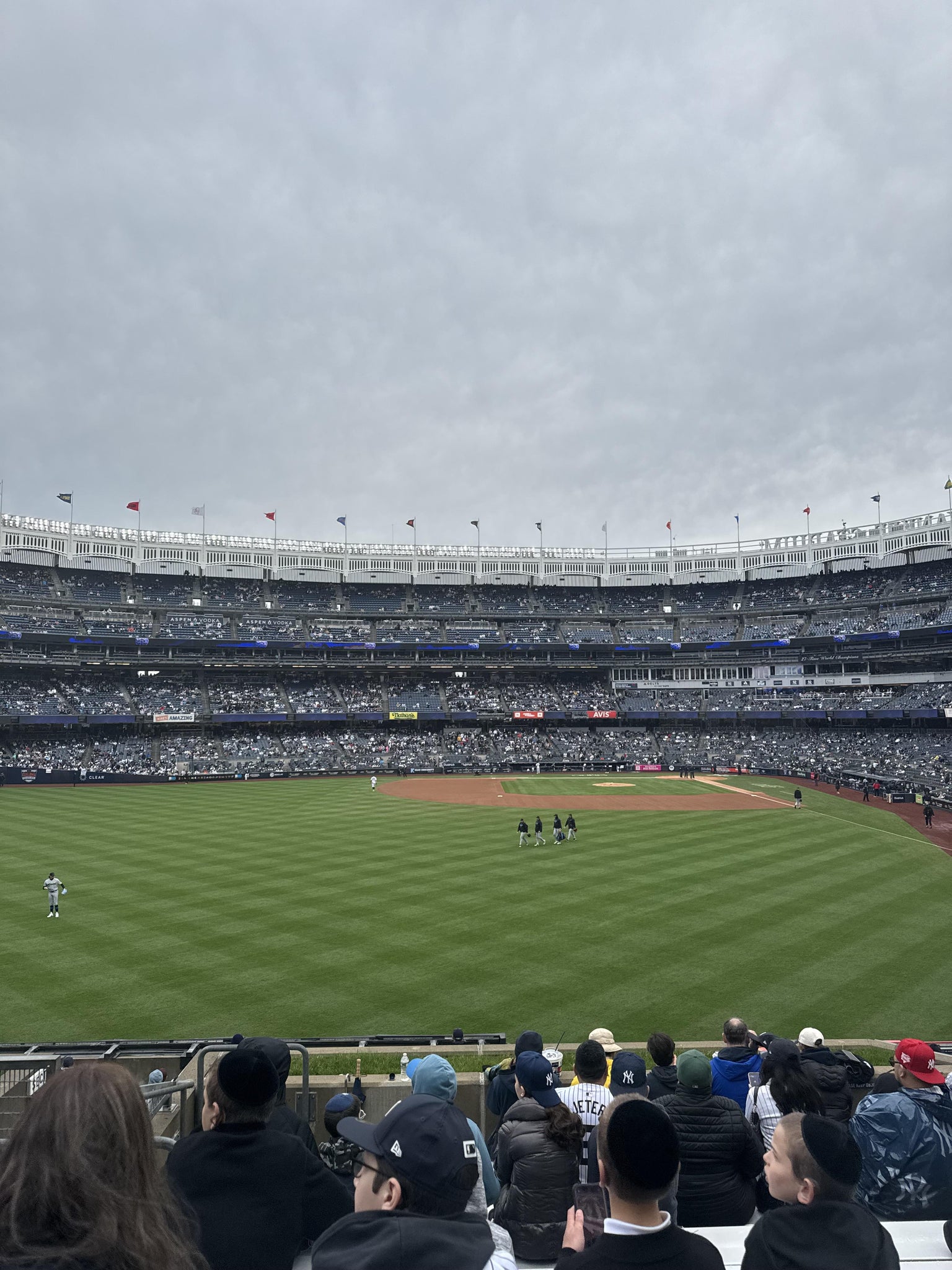 Real Fan View taken from Bleachers 236 at Yankee Stadium by Raymond P