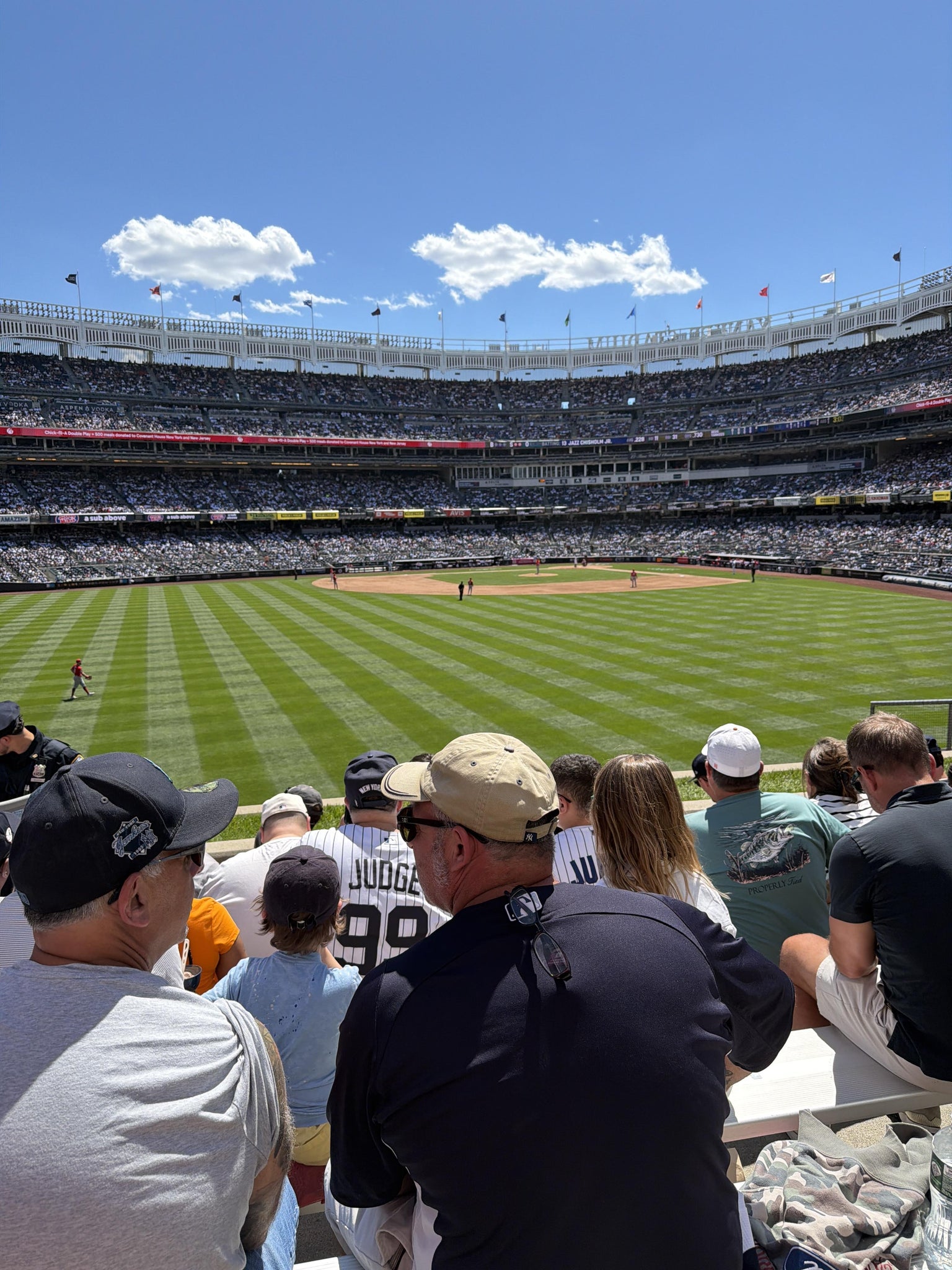 Real Fan View taken from Bleachers 237 at Yankee Stadium by Vanissica C