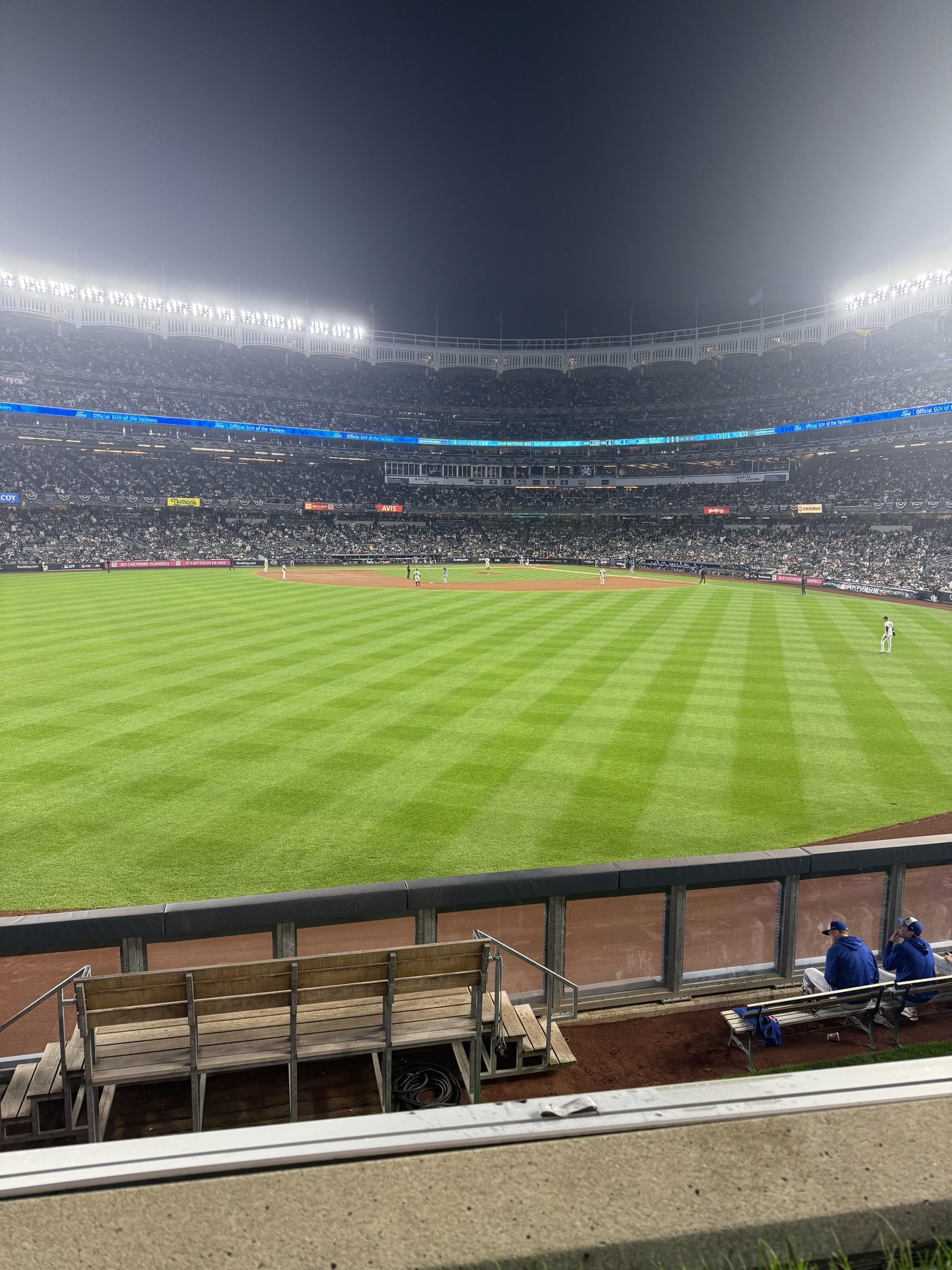 Real Fan View taken from Bleachers 238 at Yankee Stadium by Adam P
