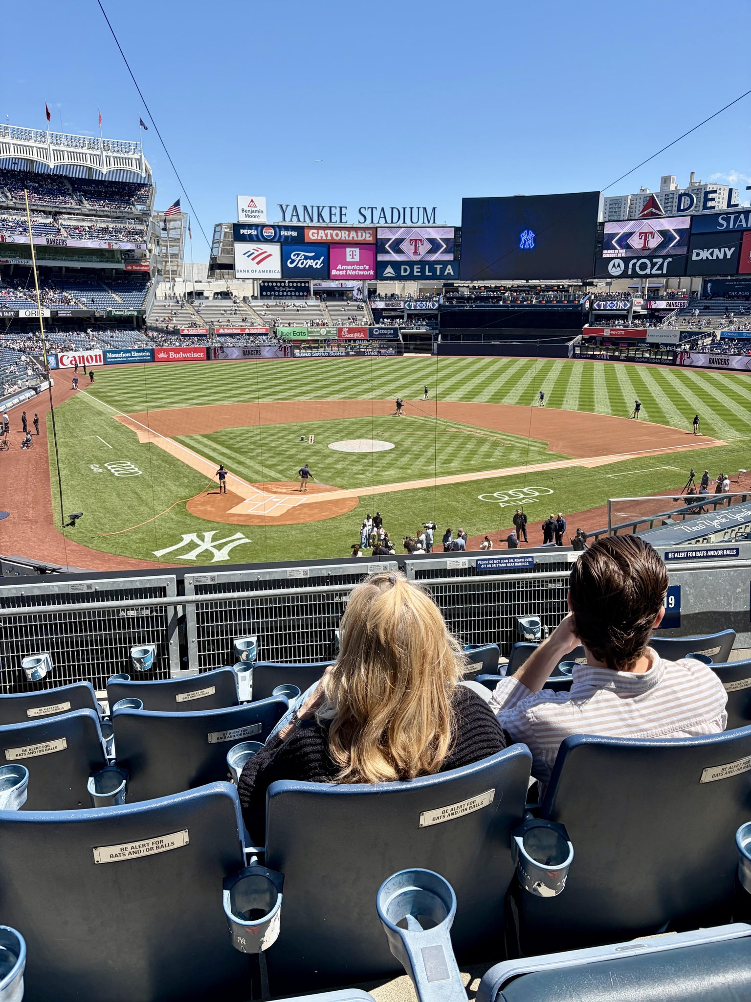 Real Fan View taken from Delta Suite 219 at Yankee Stadium by Brent B