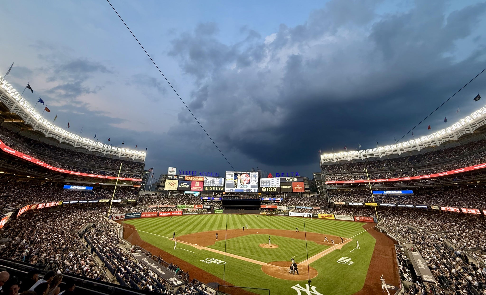 Real Fan View taken from Delta Suite 220 C at Yankee Stadium by Paul R