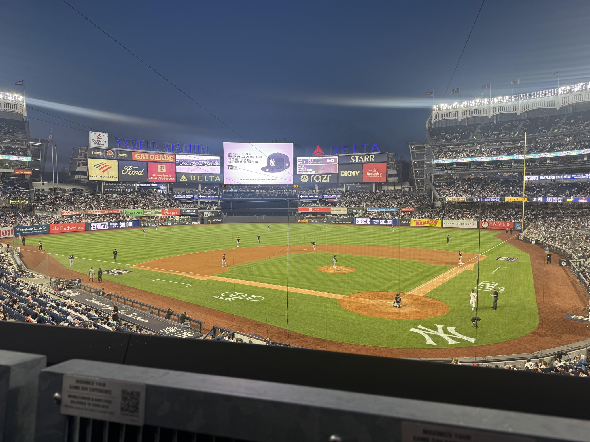 Real Fan View taken from Delta Suite 221 A at Yankee Stadium by Michael M