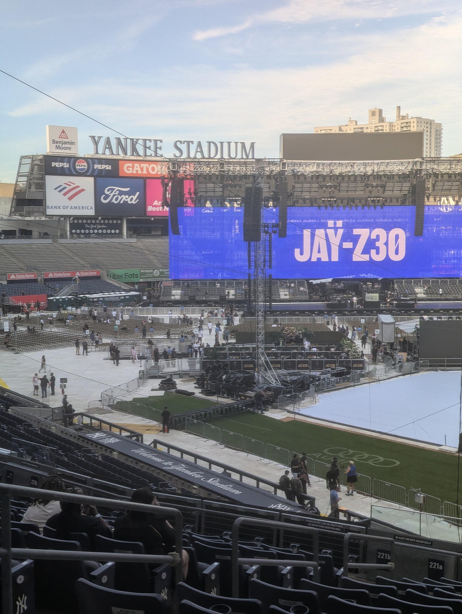 Real Fan View taken from Delta Suite 221 A at Yankee Stadium by Monica M