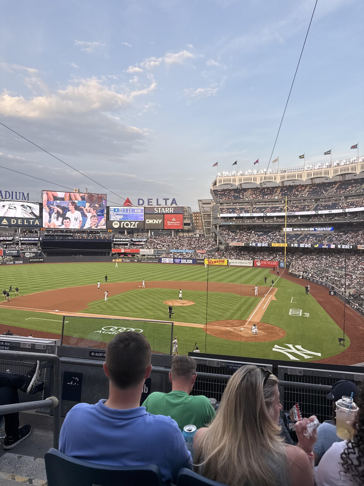 Real Fan View taken from Delta Suite 221 B at Yankee Stadium by Michael O