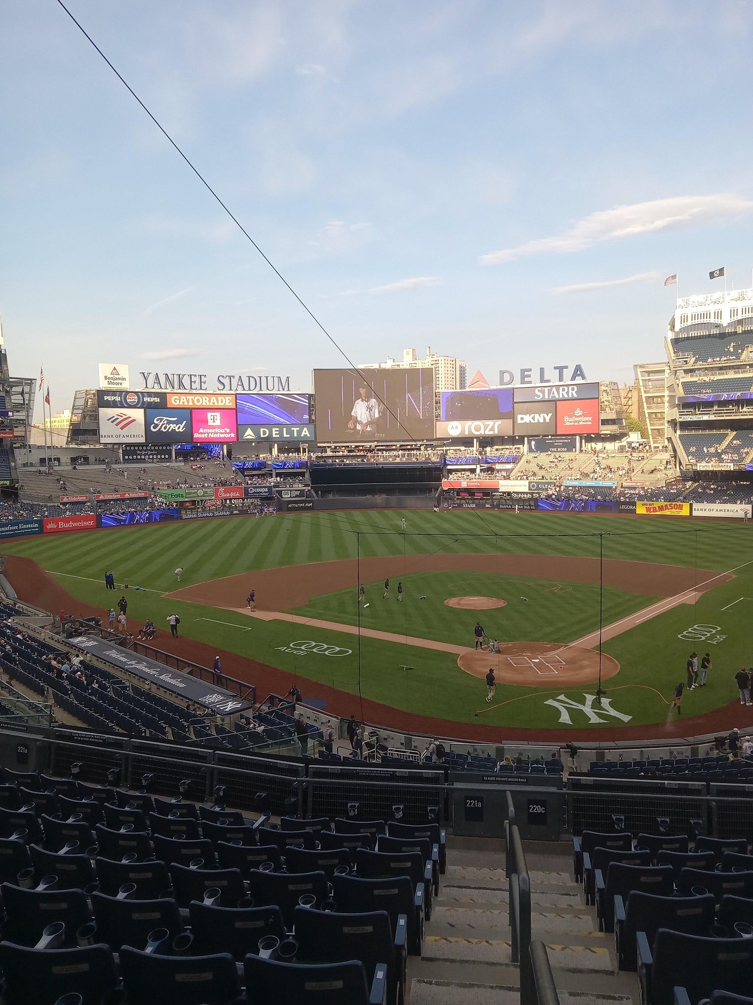 Real Fan View taken from Delta Suite 221 B at Yankee Stadium by Robair M