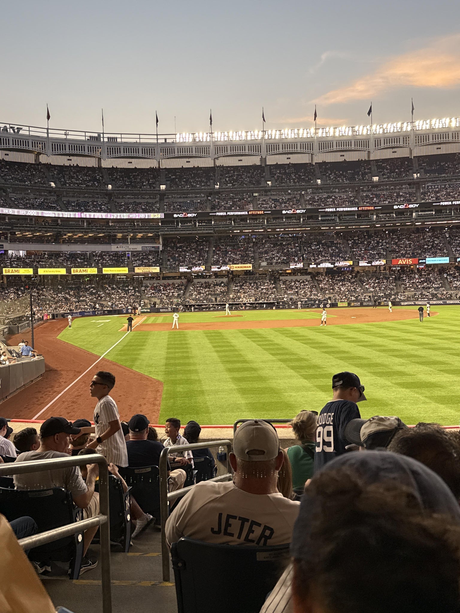 Real Fan View taken from Field Level 106 at Yankee Stadium by Pedro T