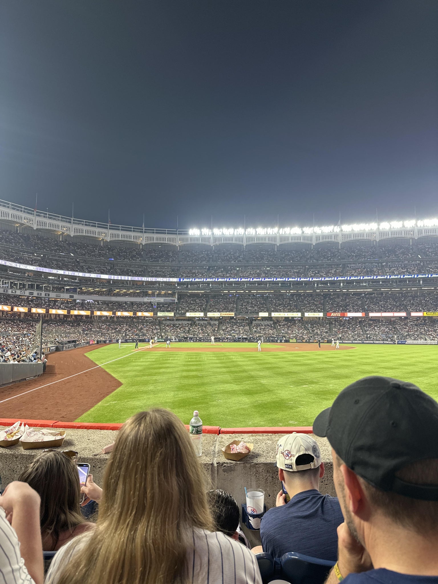 Real Fan View taken from Field Level 106 at Yankee Stadium by Dugla R