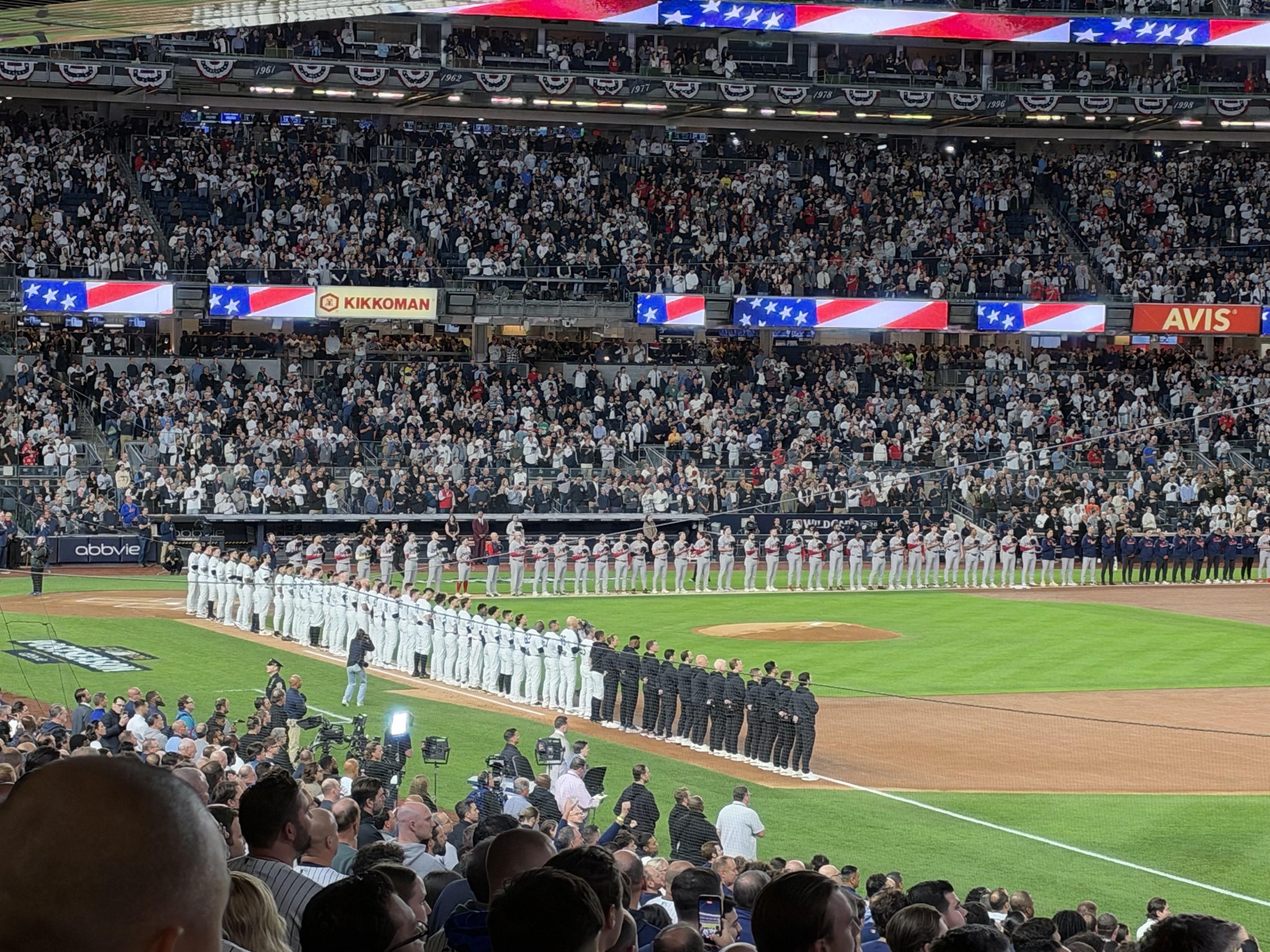 Real Fan View taken from Field Level 109 at Yankee Stadium by David A