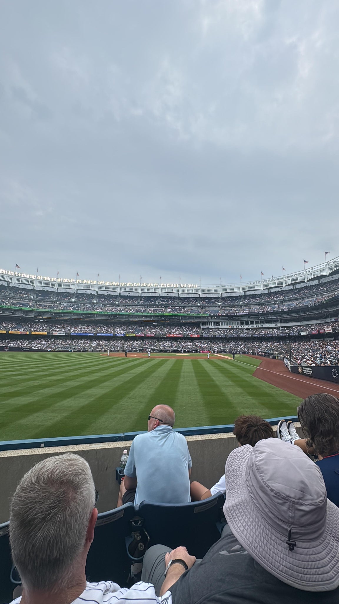 Real Fan View taken from Field Level 133 at Yankee Stadium by Julio I
