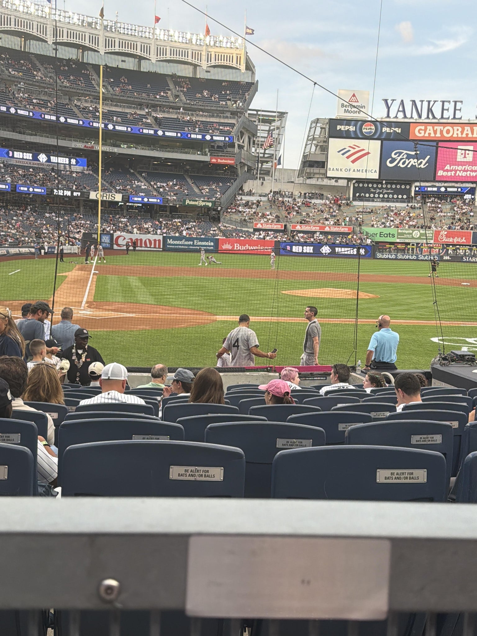 Real Fan View taken from Field MVP 117 B at Yankee Stadium by David J