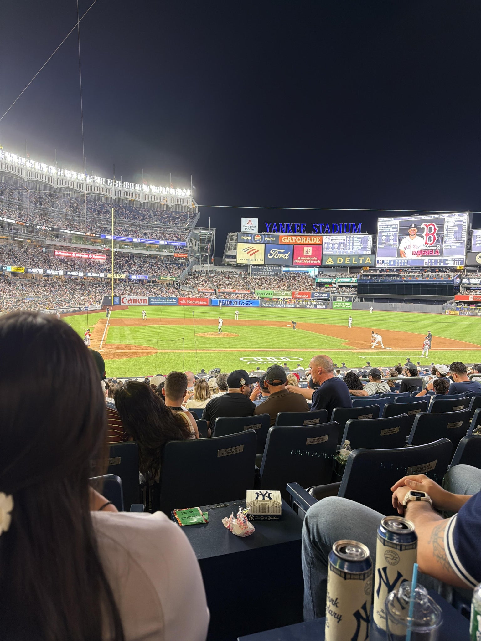 Real Fan View taken from Field MVP 117 B at Yankee Stadium by Anonymous User