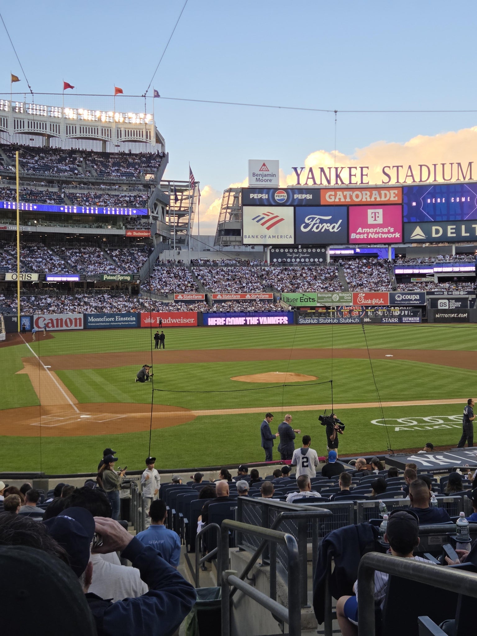 Real Fan View taken from Field MVP 118 at Yankee Stadium by Travis L