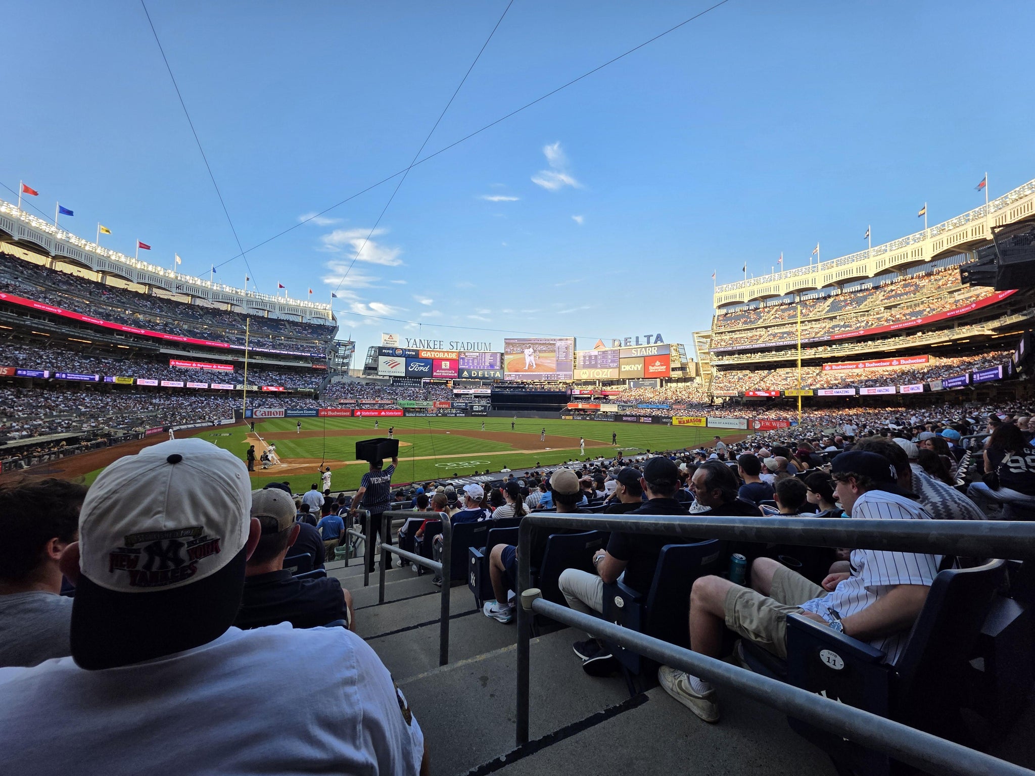 Real Fan View taken from Field MVP 118 at Yankee Stadium by Christopher D