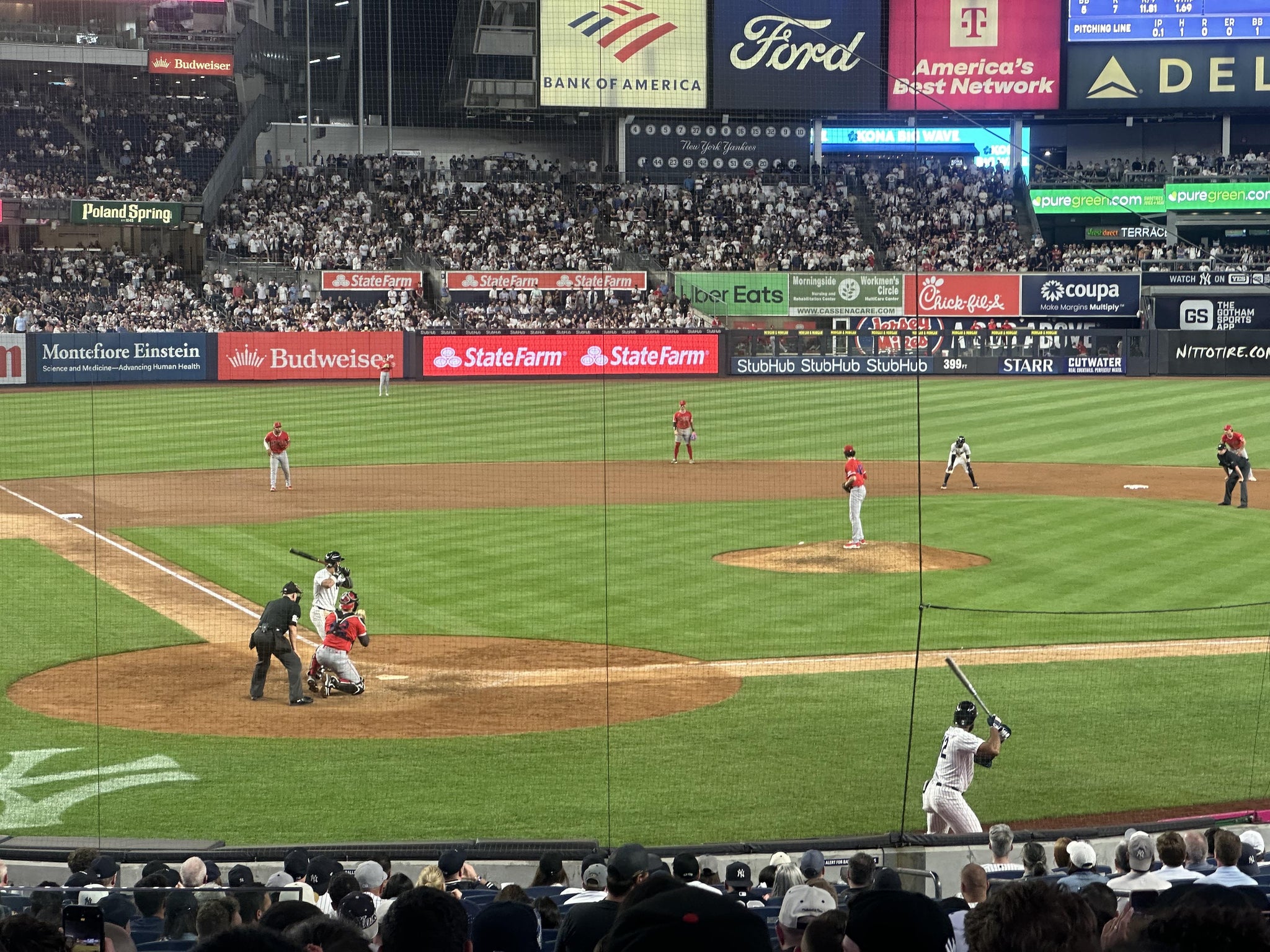 Real Fan View taken from Field MVP 118 at Yankee Stadium by Jorge T