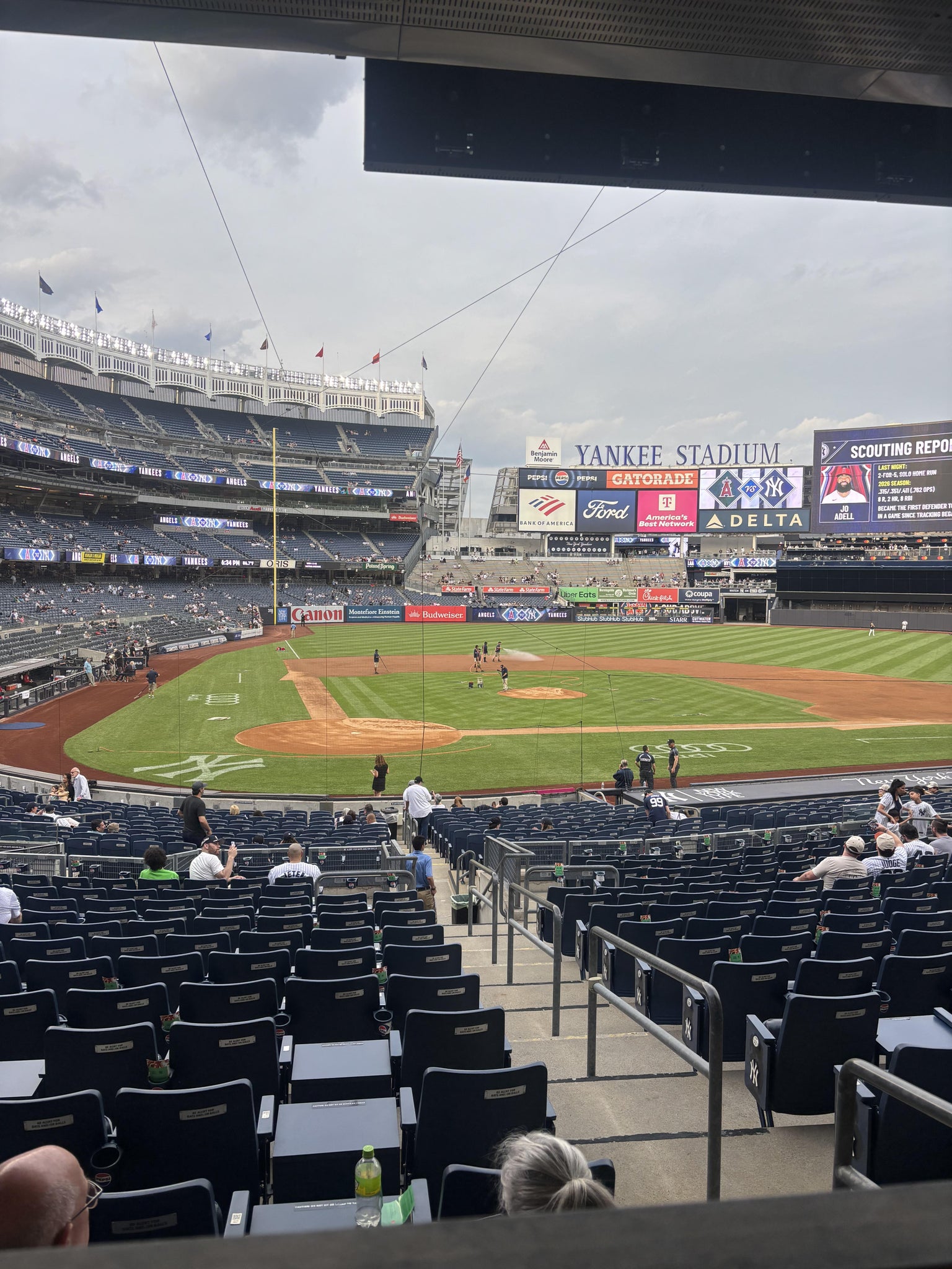 Real Fan View taken from Field MVP 118 at Yankee Stadium by Dante S