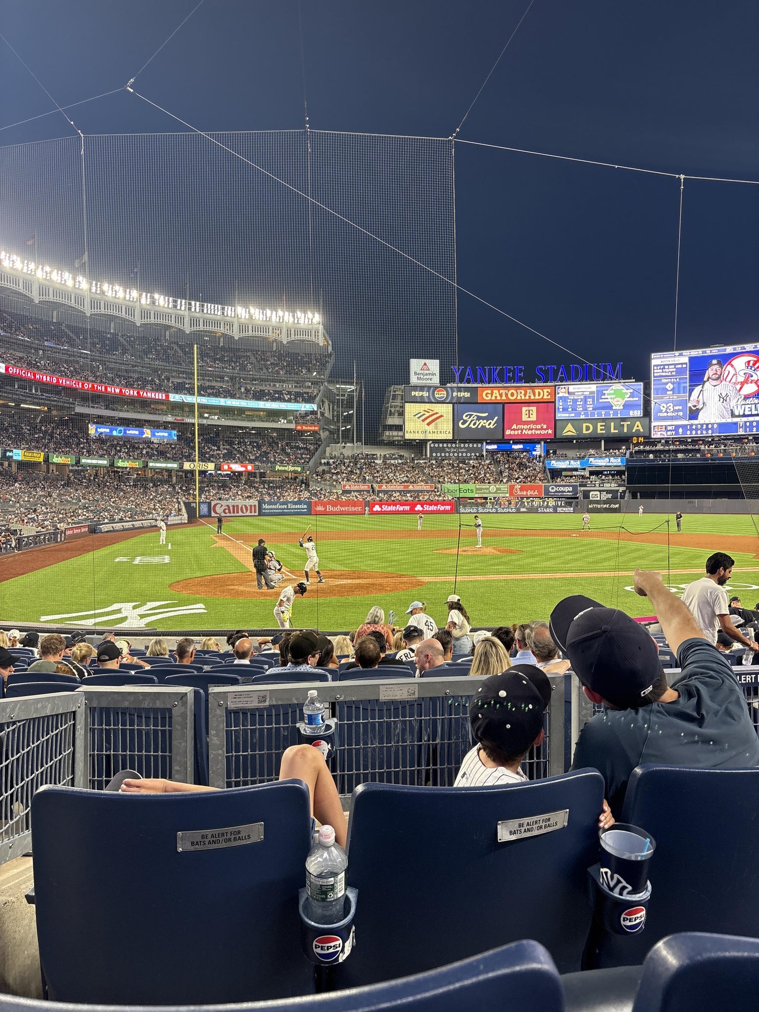 Real Fan View taken from Field MVP 118 at Yankee Stadium by Abby P