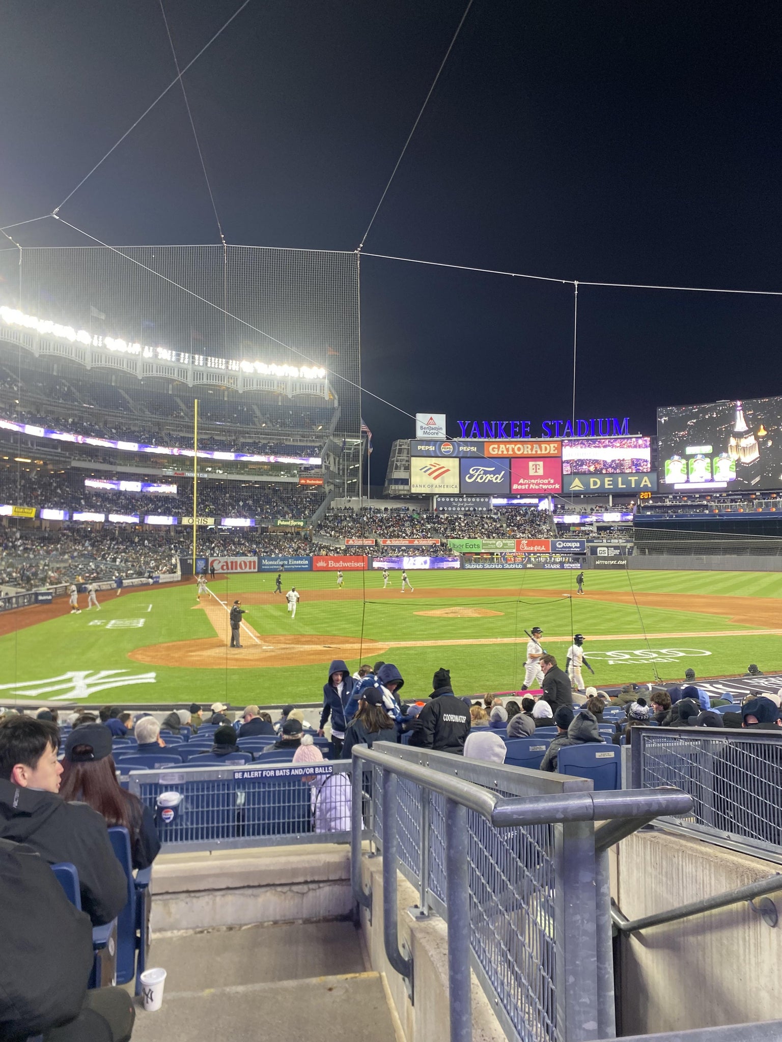 Real Fan View taken from Field MVP 118 at Yankee Stadium by Isabelle D