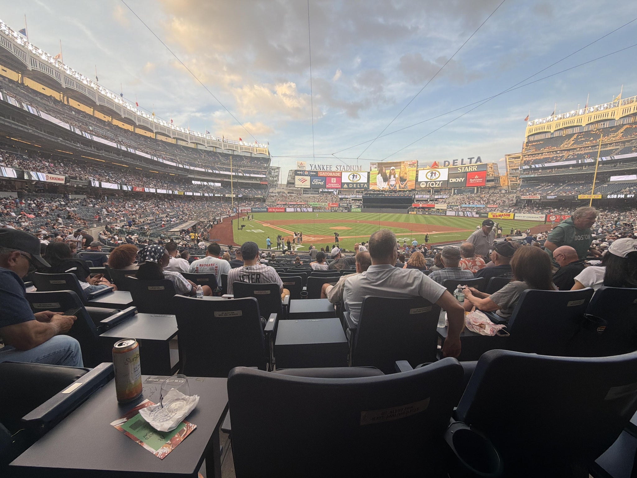 Real Fan View taken from Field MVP 119 at Yankee Stadium by Eva S