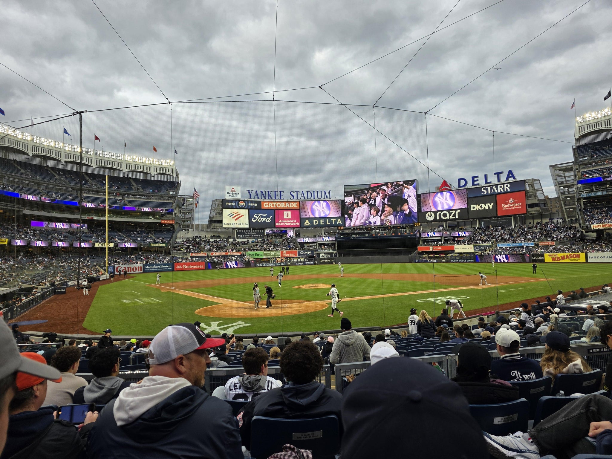Real Fan View taken from Field MVP 119 at Yankee Stadium by Endy M