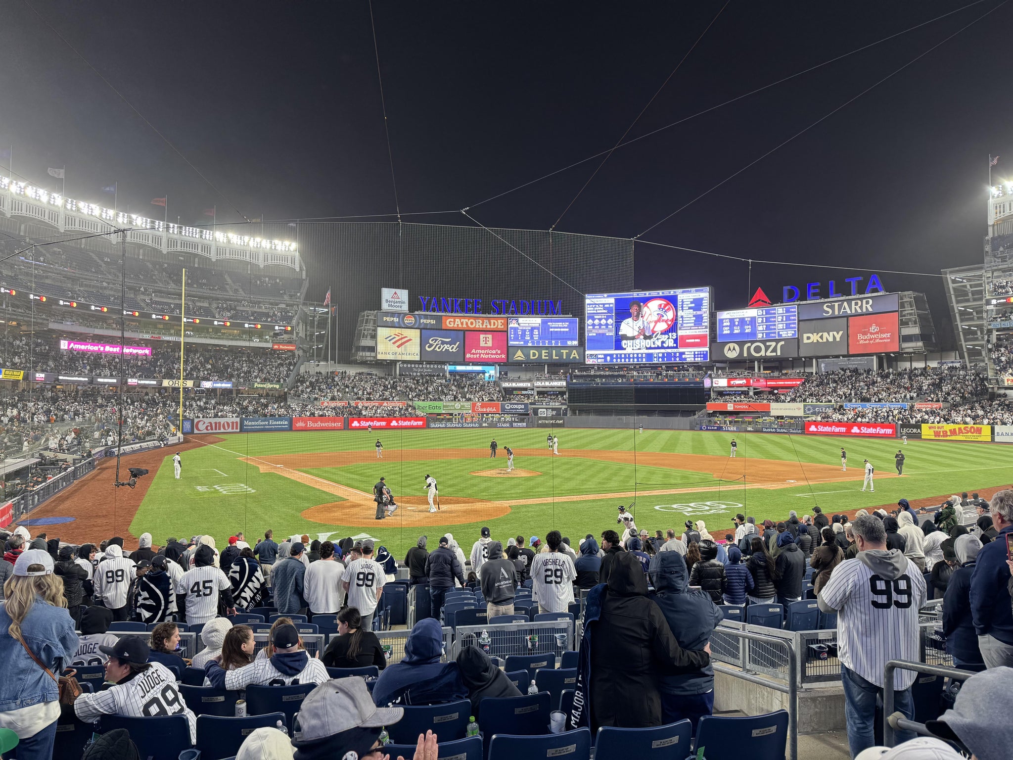 Real Fan View taken from Field MVP 119 at Yankee Stadium by Francisco C