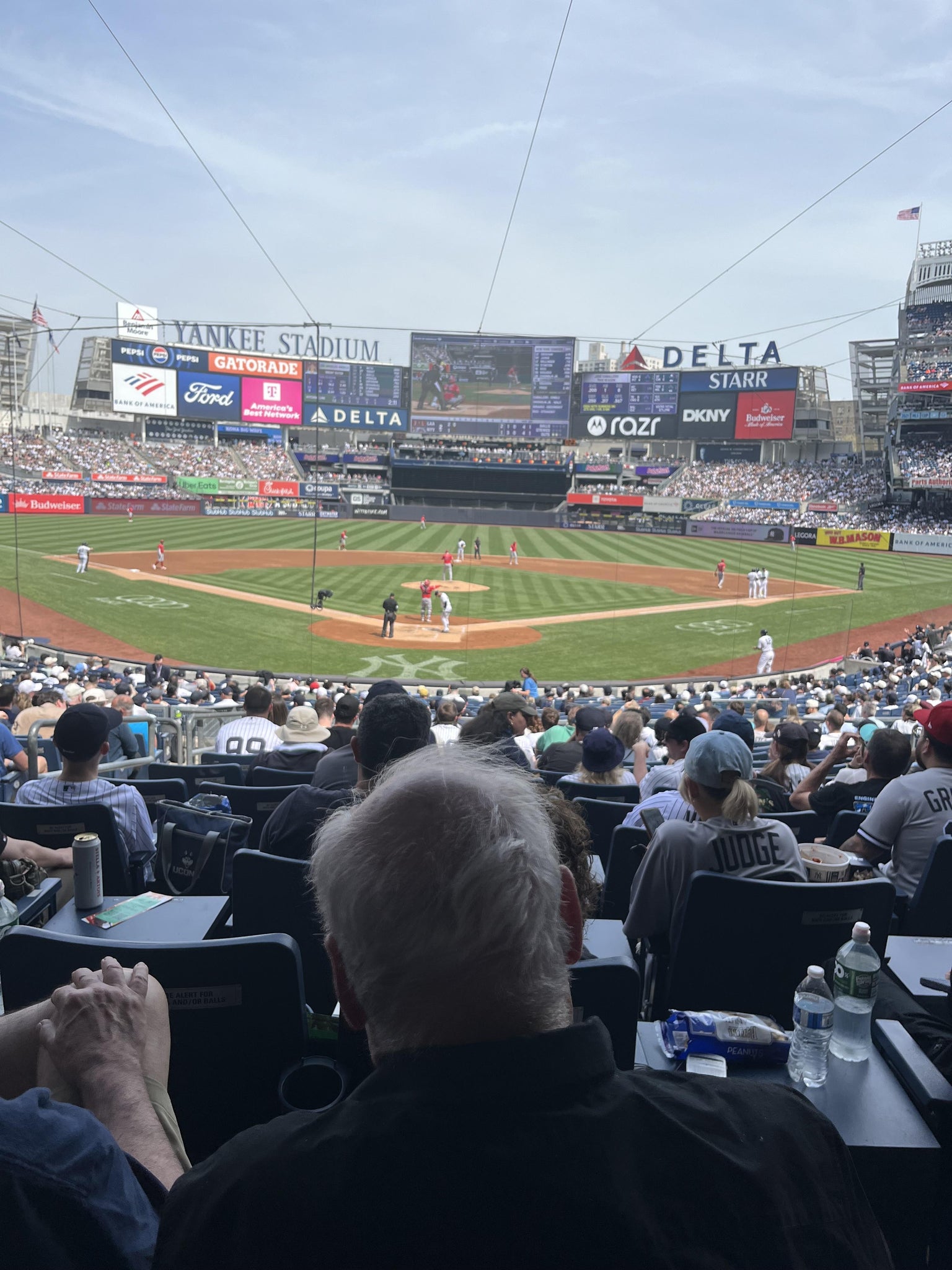 Real Fan View taken from Field MVP 120 A at Yankee Stadium by Pedro P
