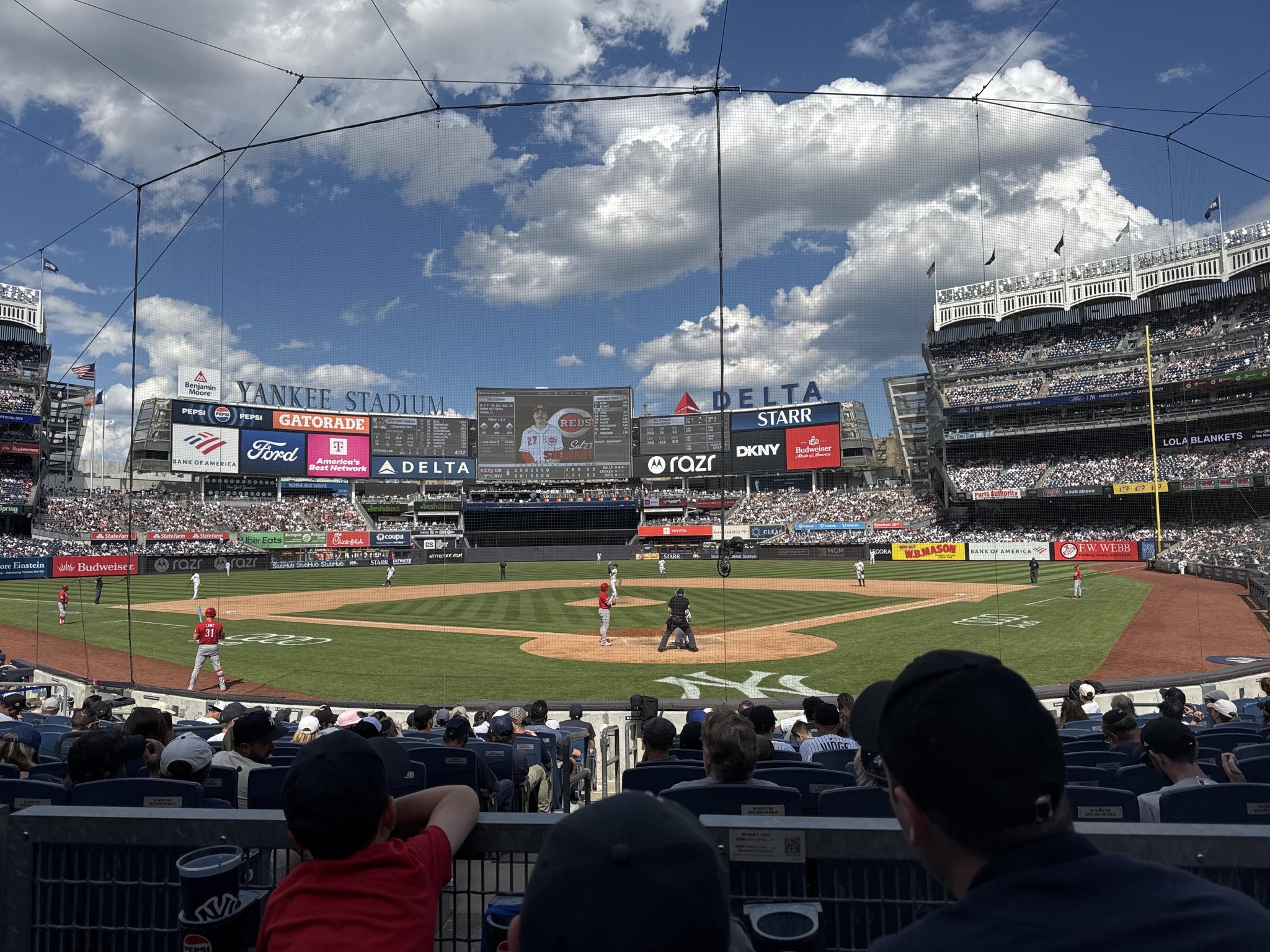 Real Fan View taken from Field MVP 120 B at Yankee Stadium by Anonymous User