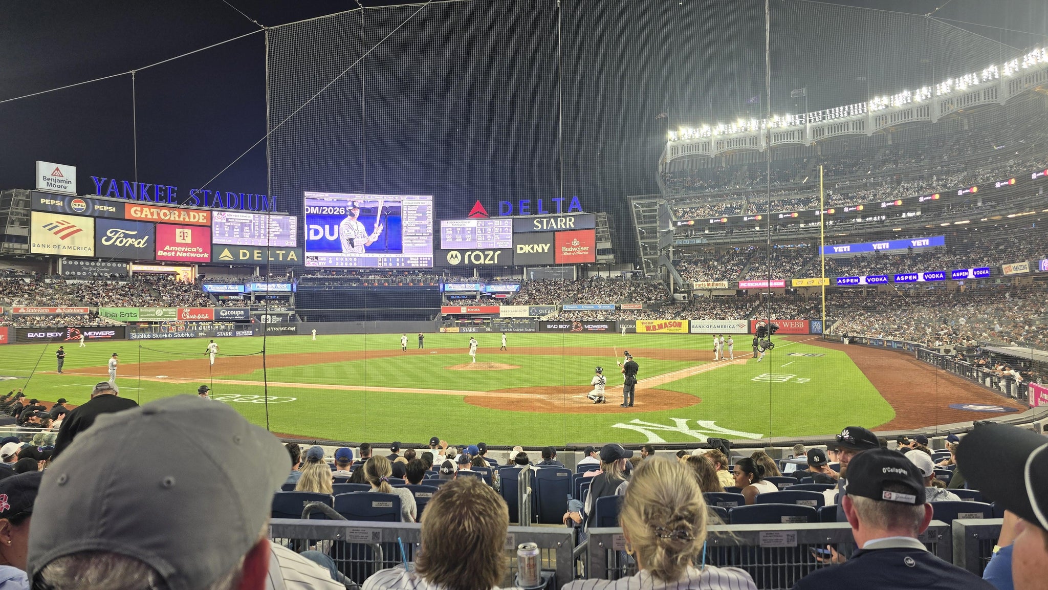Real Fan View taken from Field MVP 121 A at Yankee Stadium by Matthew J