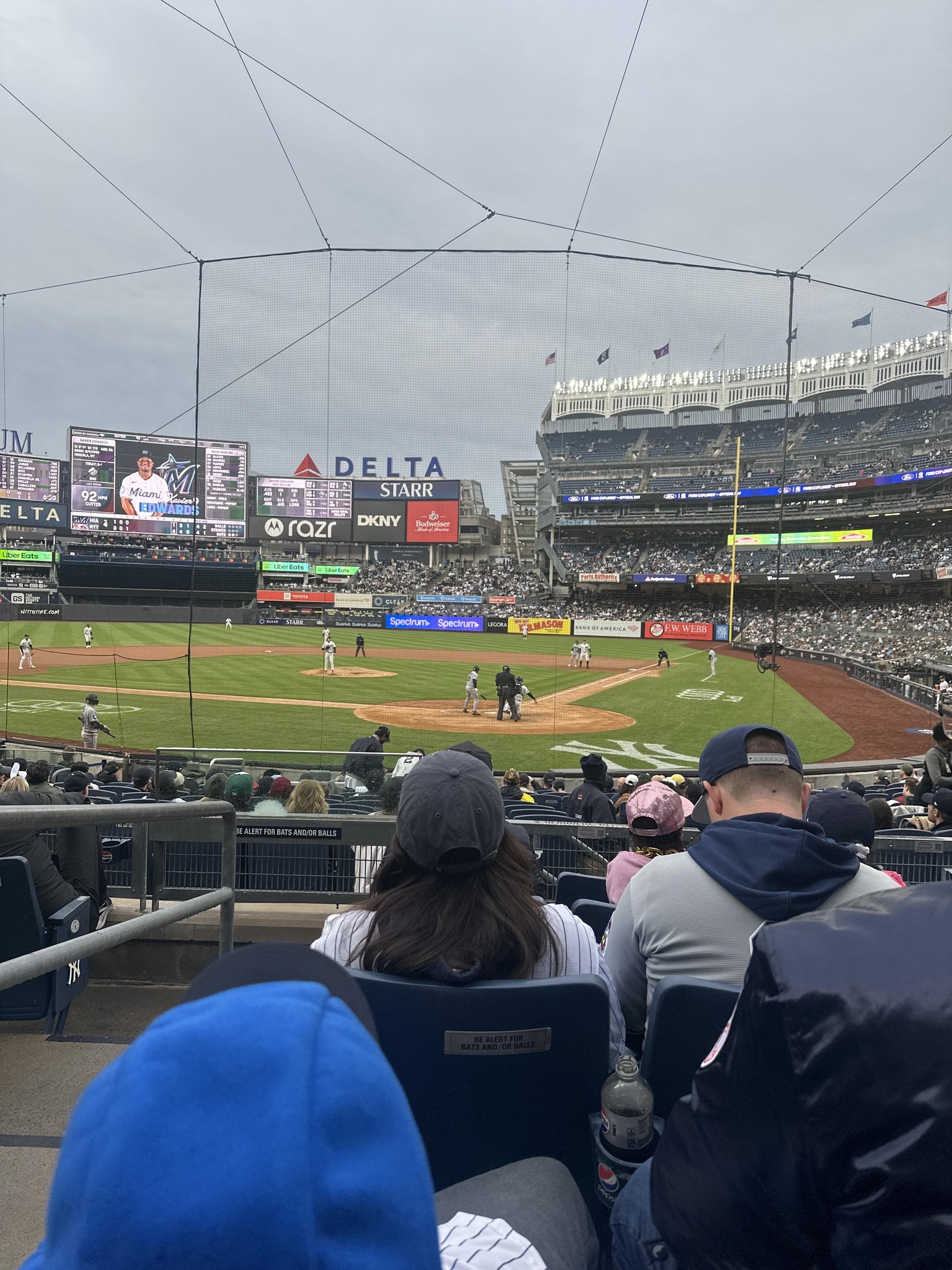 Real Fan View taken from Field MVP 121 A at Yankee Stadium by Omar D